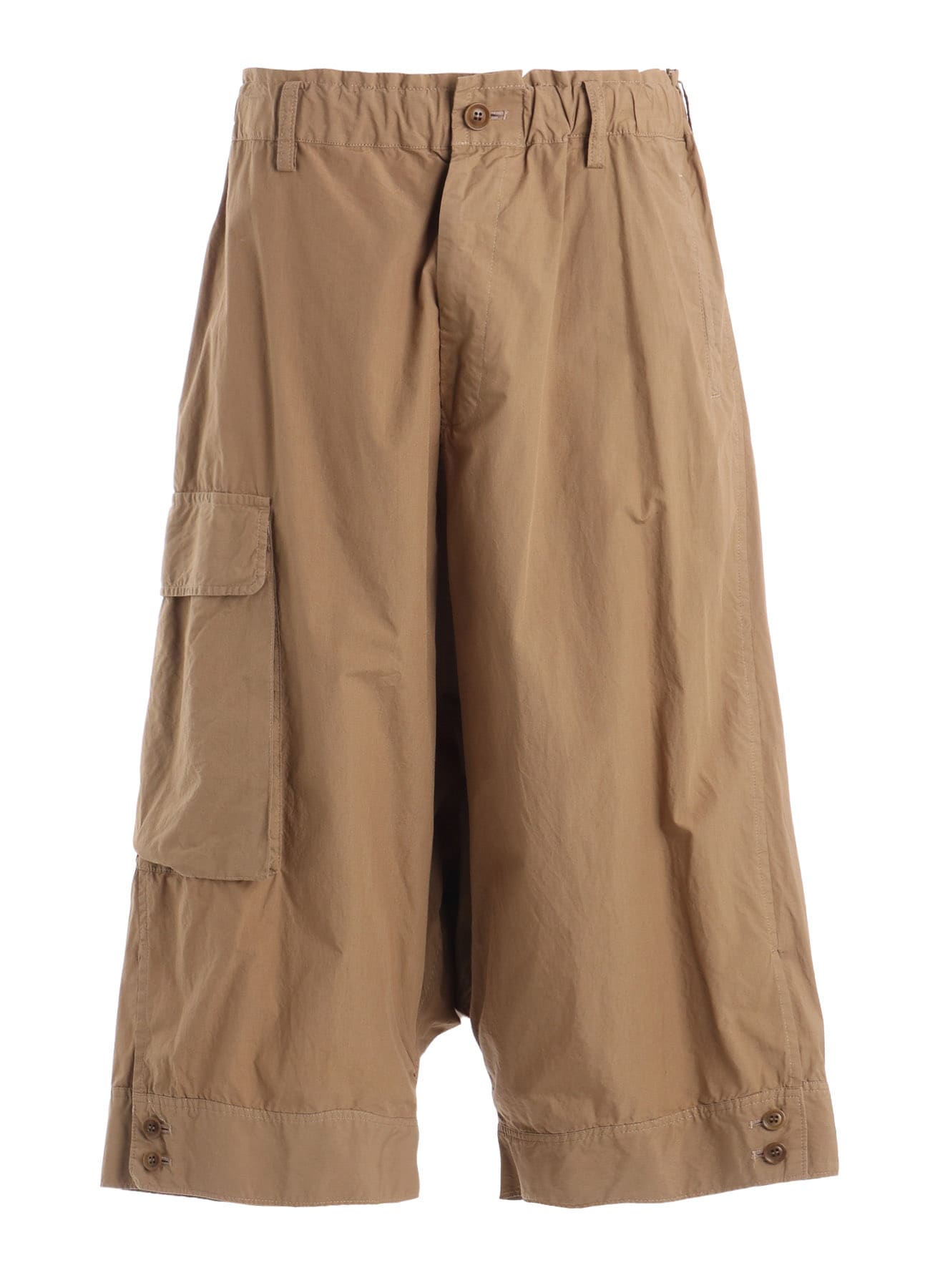 COTTON TYPEWRITER HEM CUFFS SAROUEL PANTS