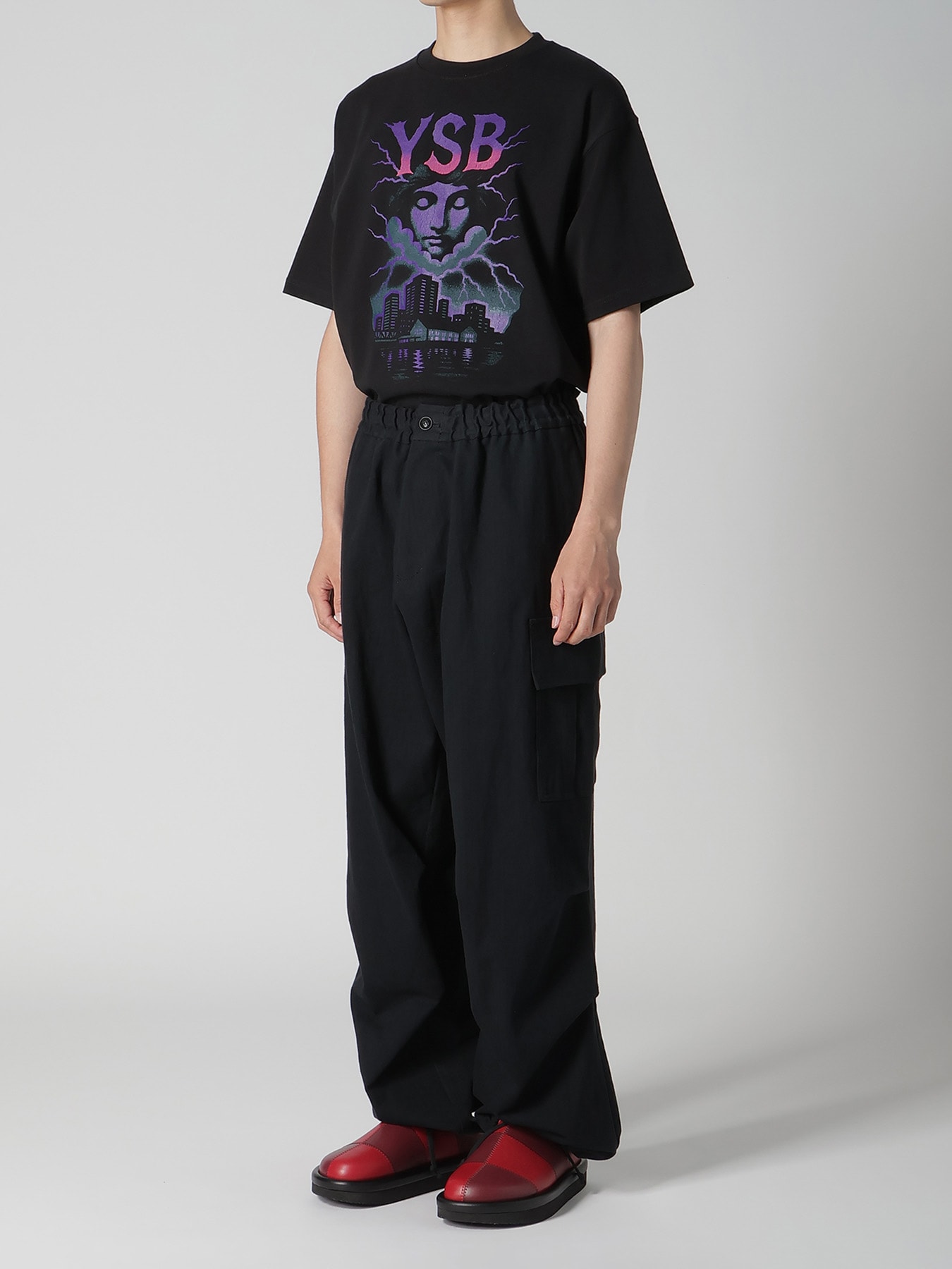 HARD TWISTED NIDOM BIO WASH CARGO PANTS