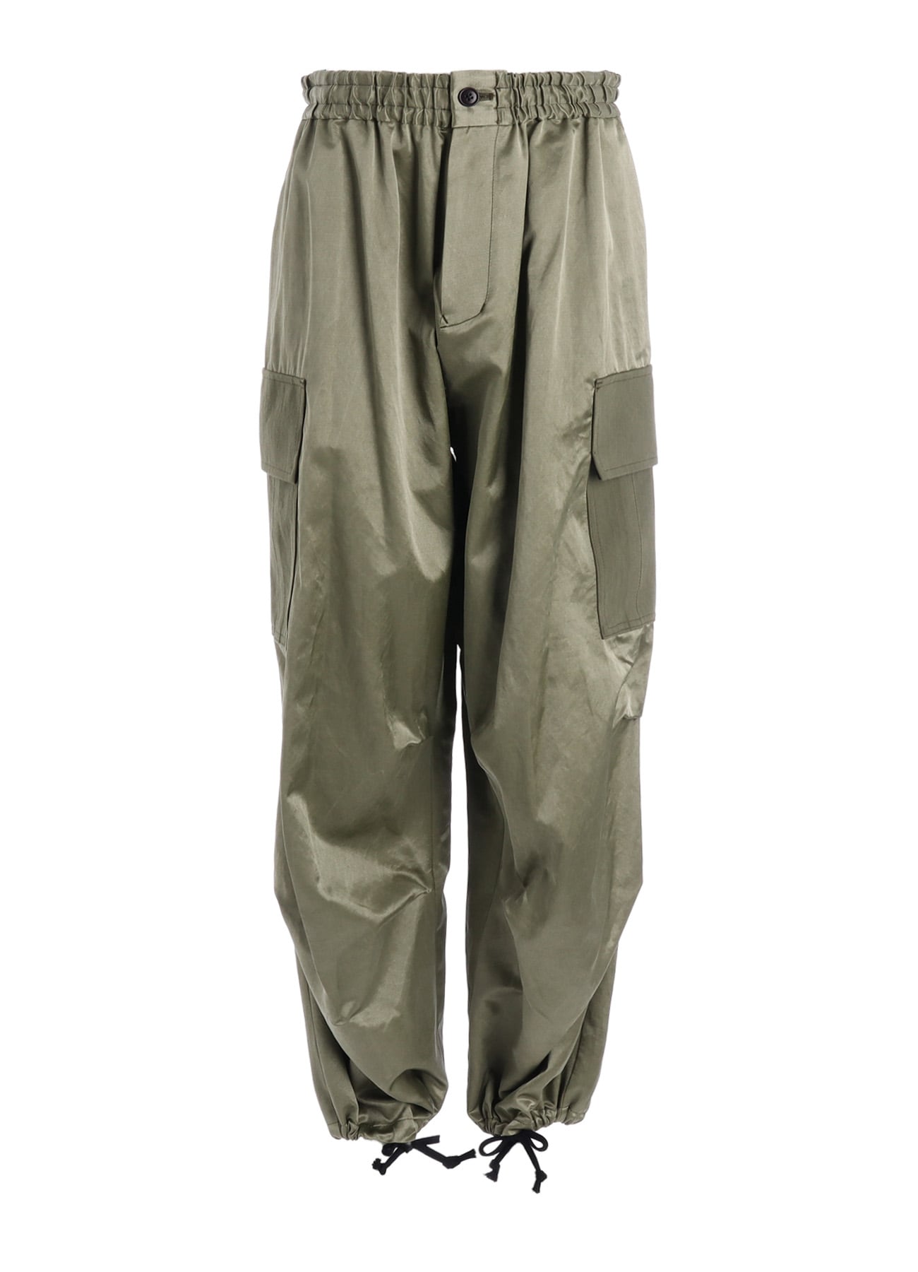SATIN/COTTON CARGO PANTS