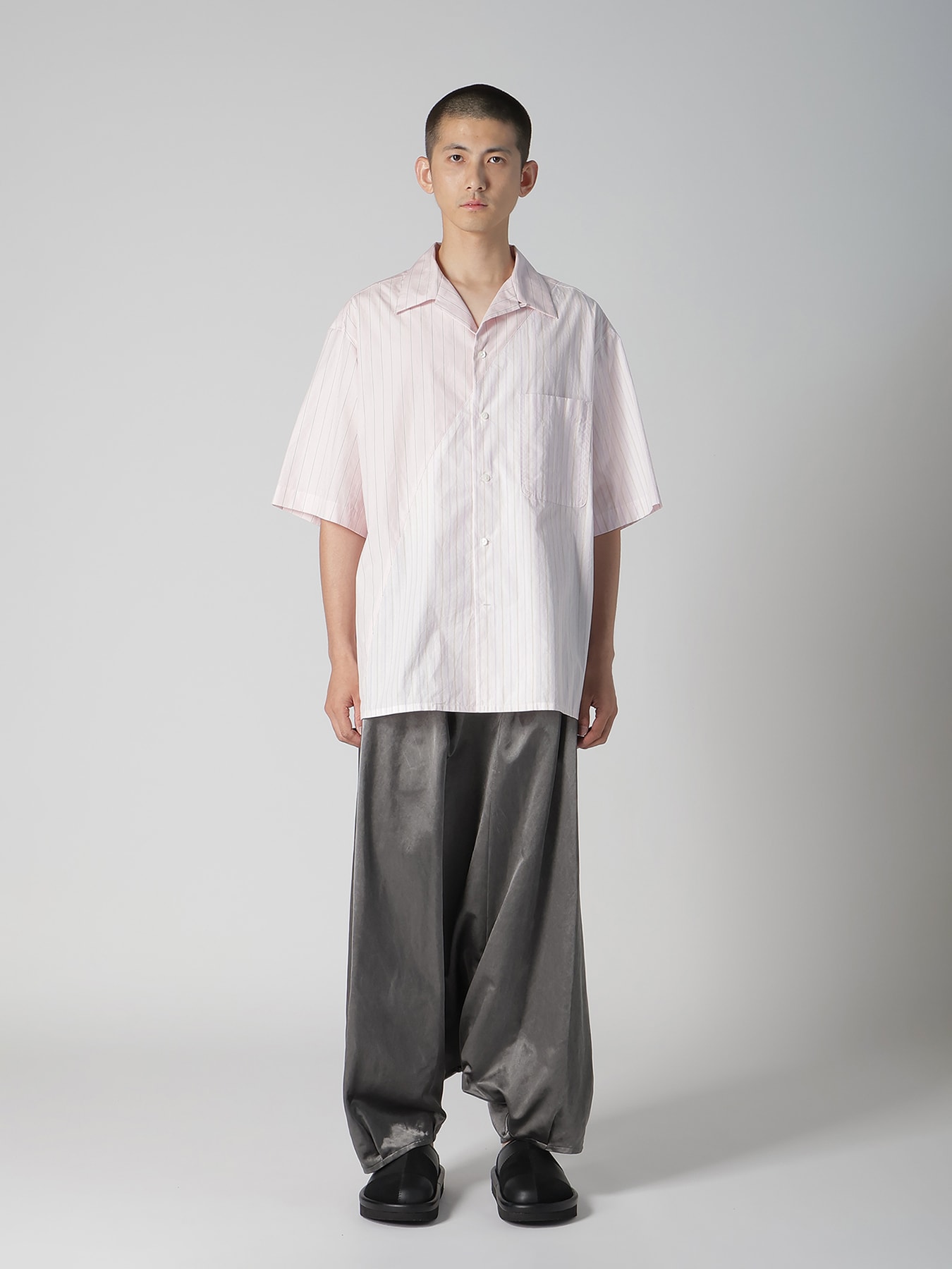BLEACH SATIN BALLOON PANTS