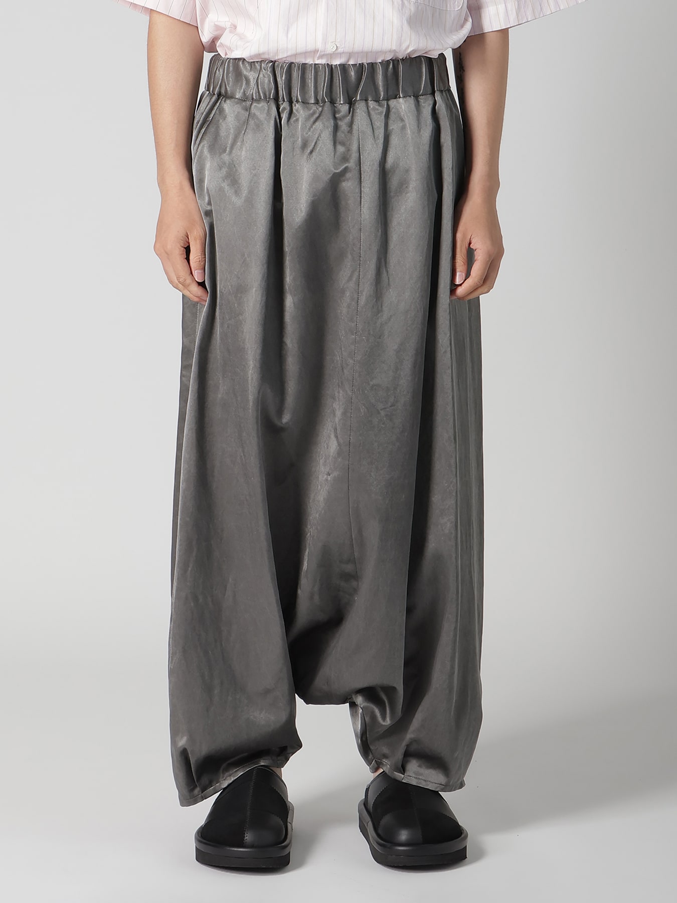 BLEACH SATIN BALLOON PANTS