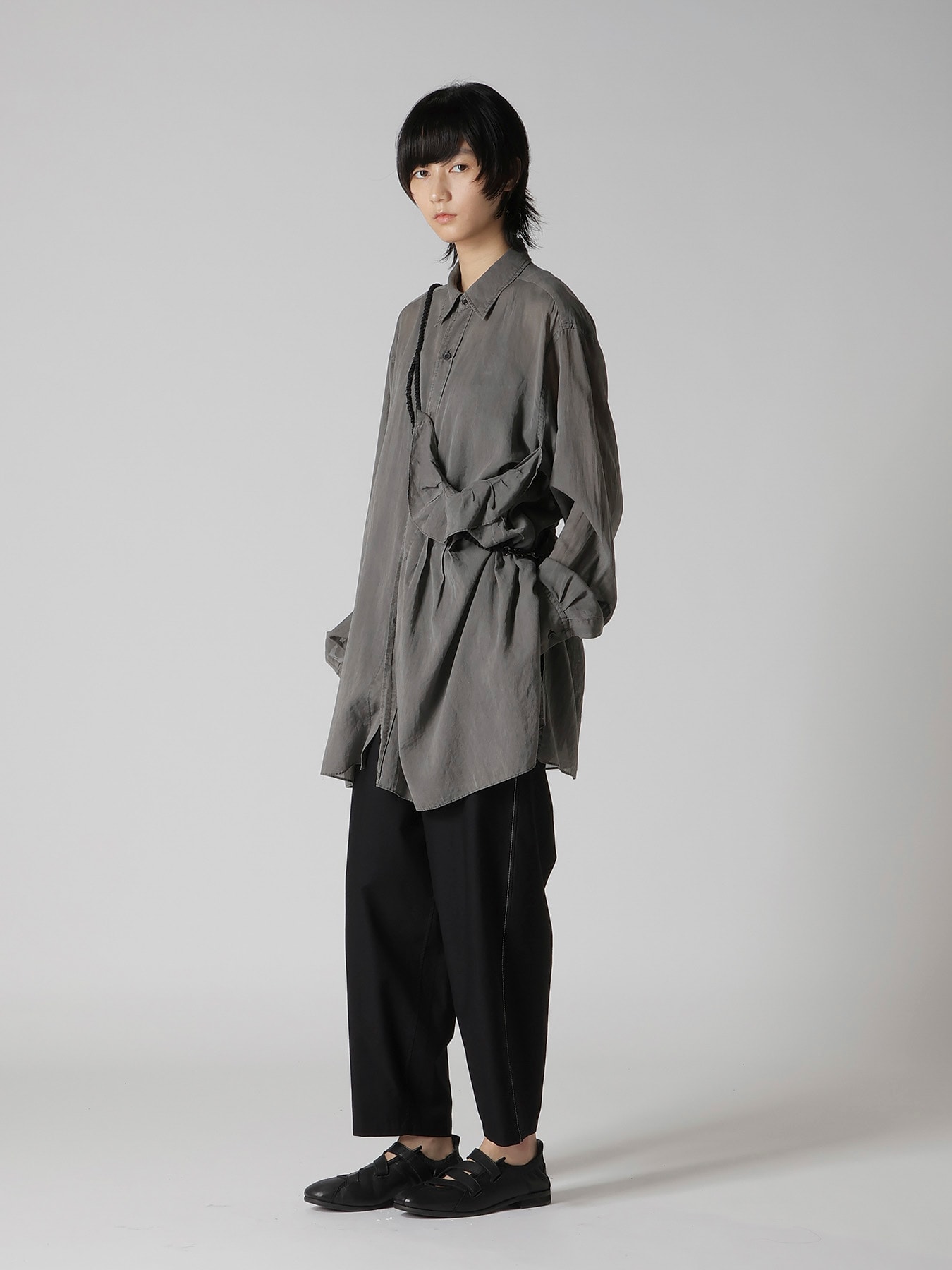 COTTON TWILL Y'S STITCH STRING PANTS