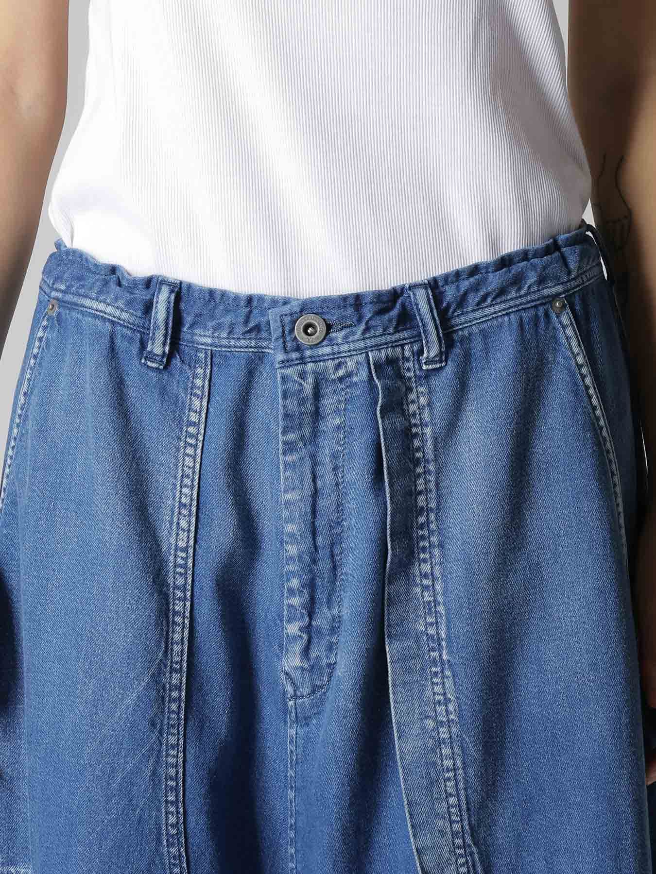 8OZ SPOTTED DENIM SAROUEL PANTS