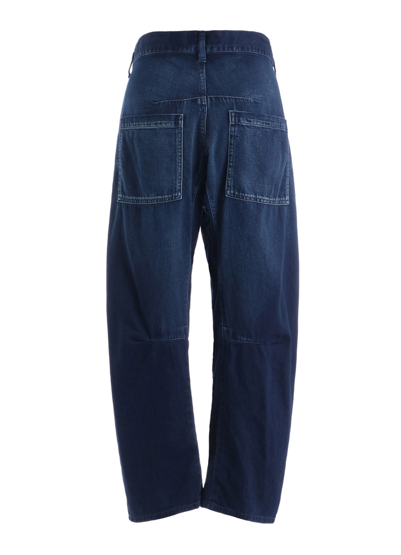 8OZ SPOTTED DENIM WIDE PANTS WITH GUSSET