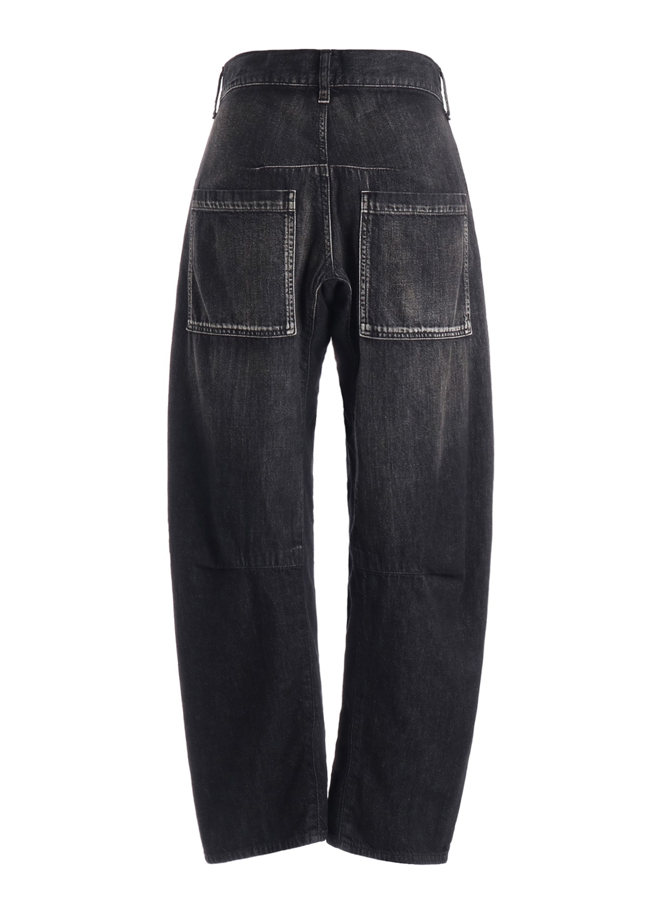 8OZ SPOTTED DENIM WIDE PANTS WITH GUSSET