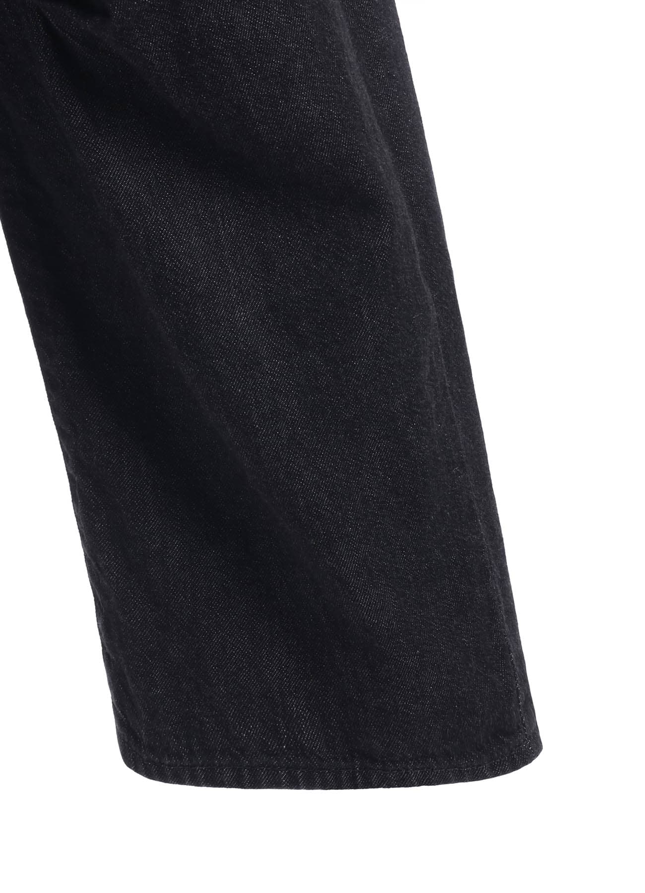 8OZ SPOTTED DENIM WIDE PANTS WITH GUSSET