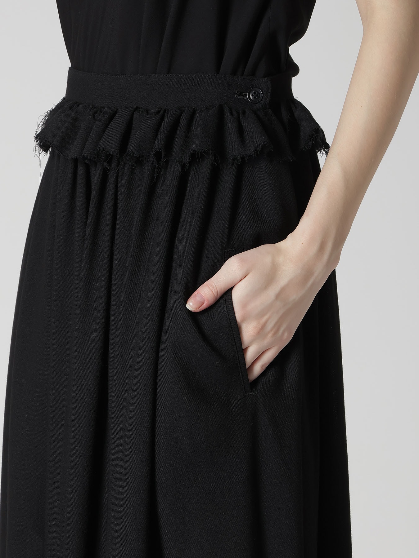 RY/NY GAUZE GATHER SKIRT