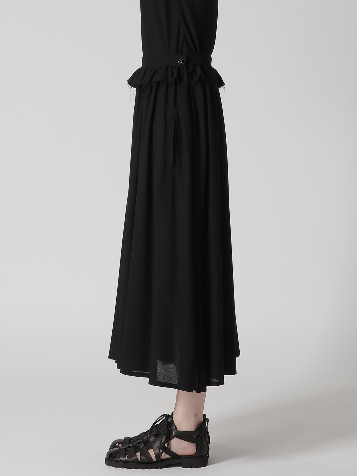 RY/NY GAUZE GATHER SKIRT