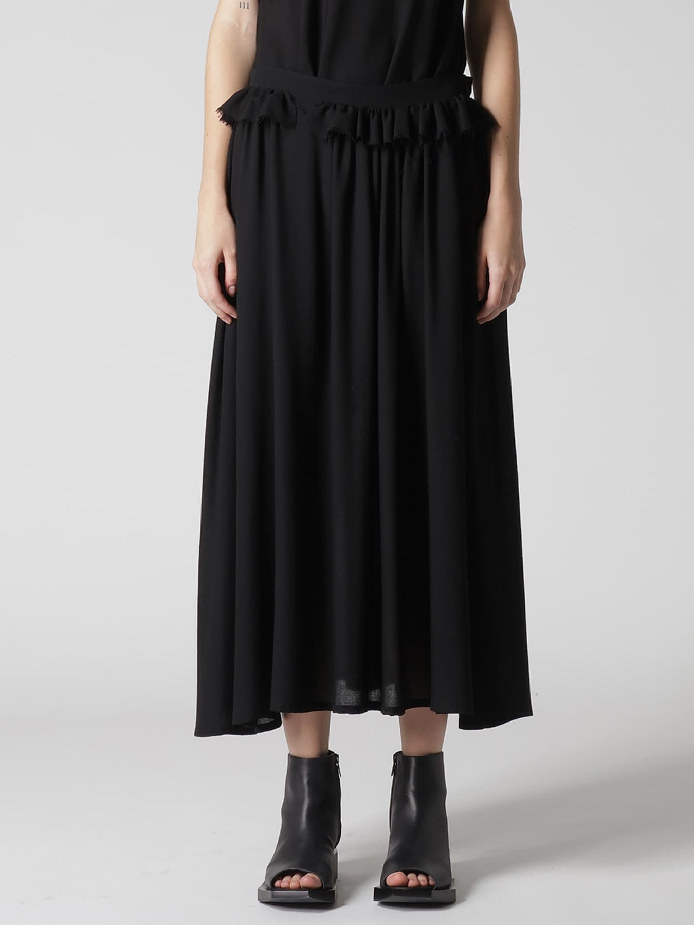 RY/NY GAUZE GATHER SKIRT
