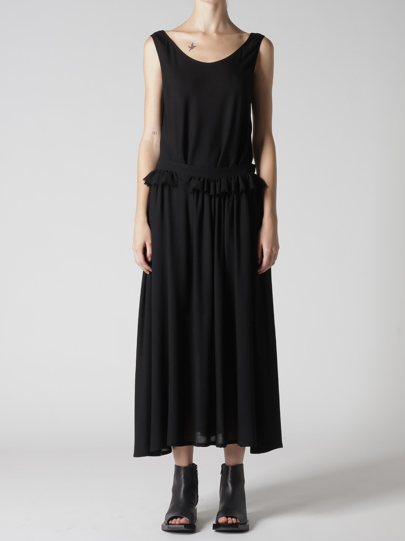 RY/NY GAUZE GATHER SKIRT