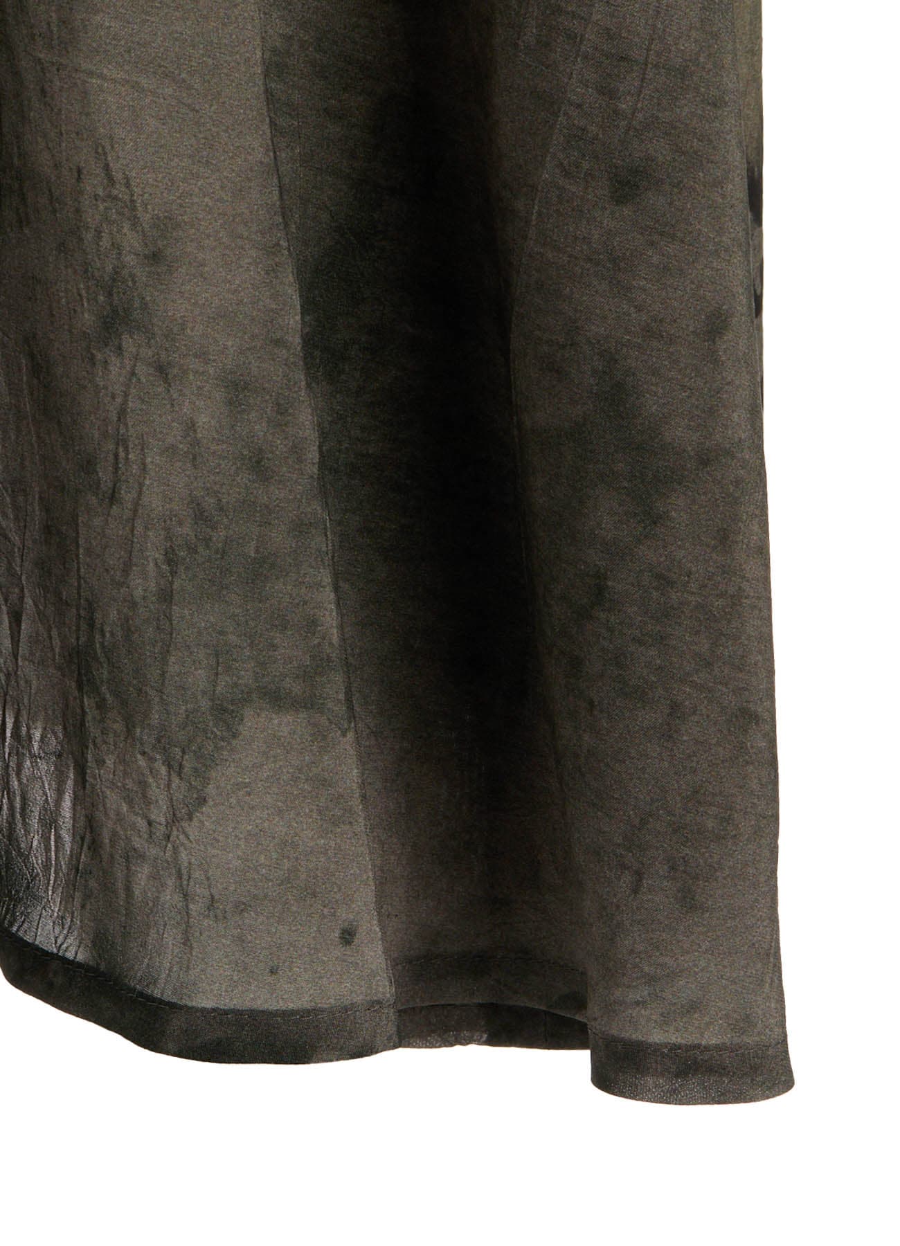LEOPARD CUPRO GATHER SKIRT