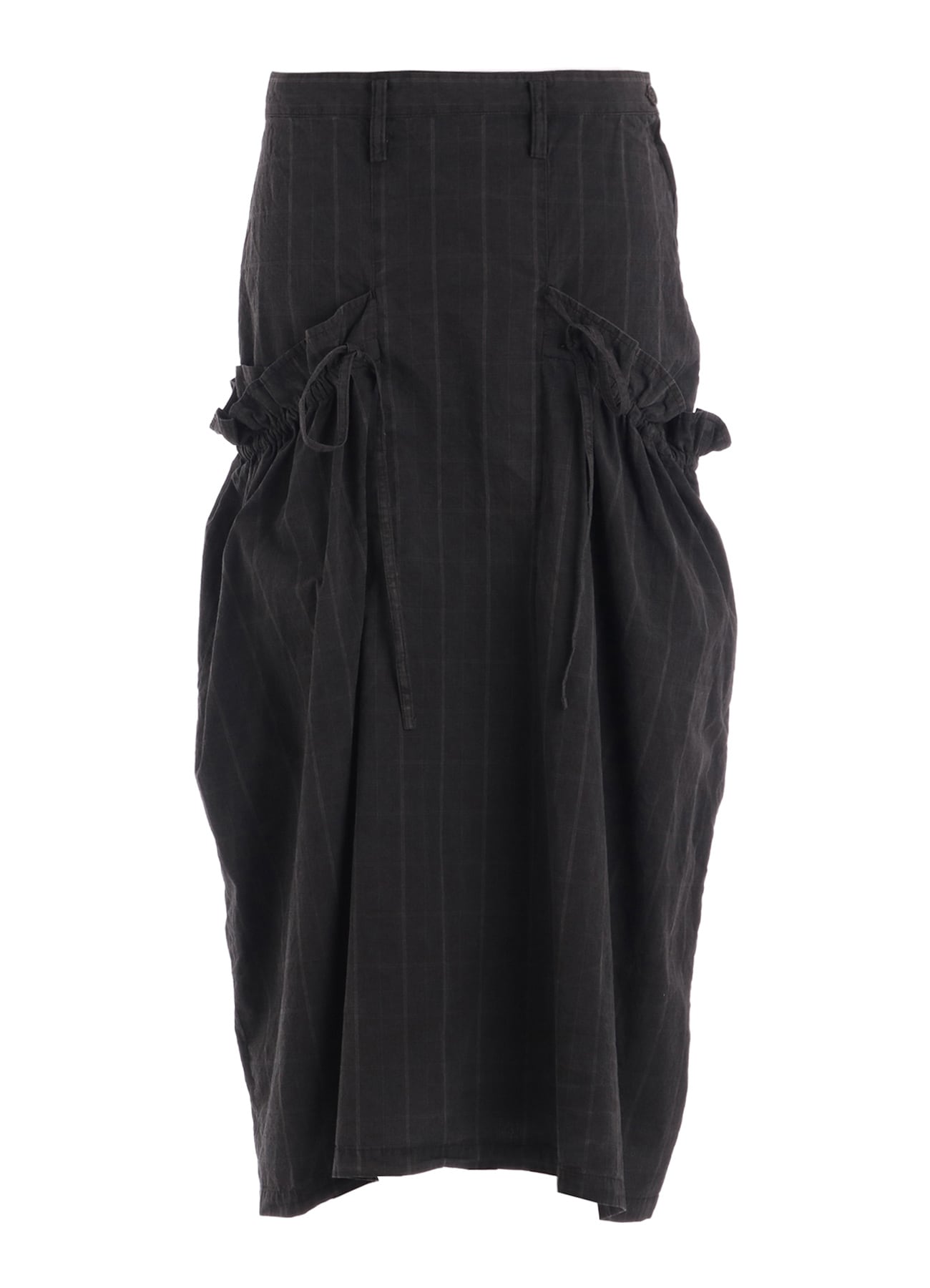 COTTON PLAID GATHER CLOTH S