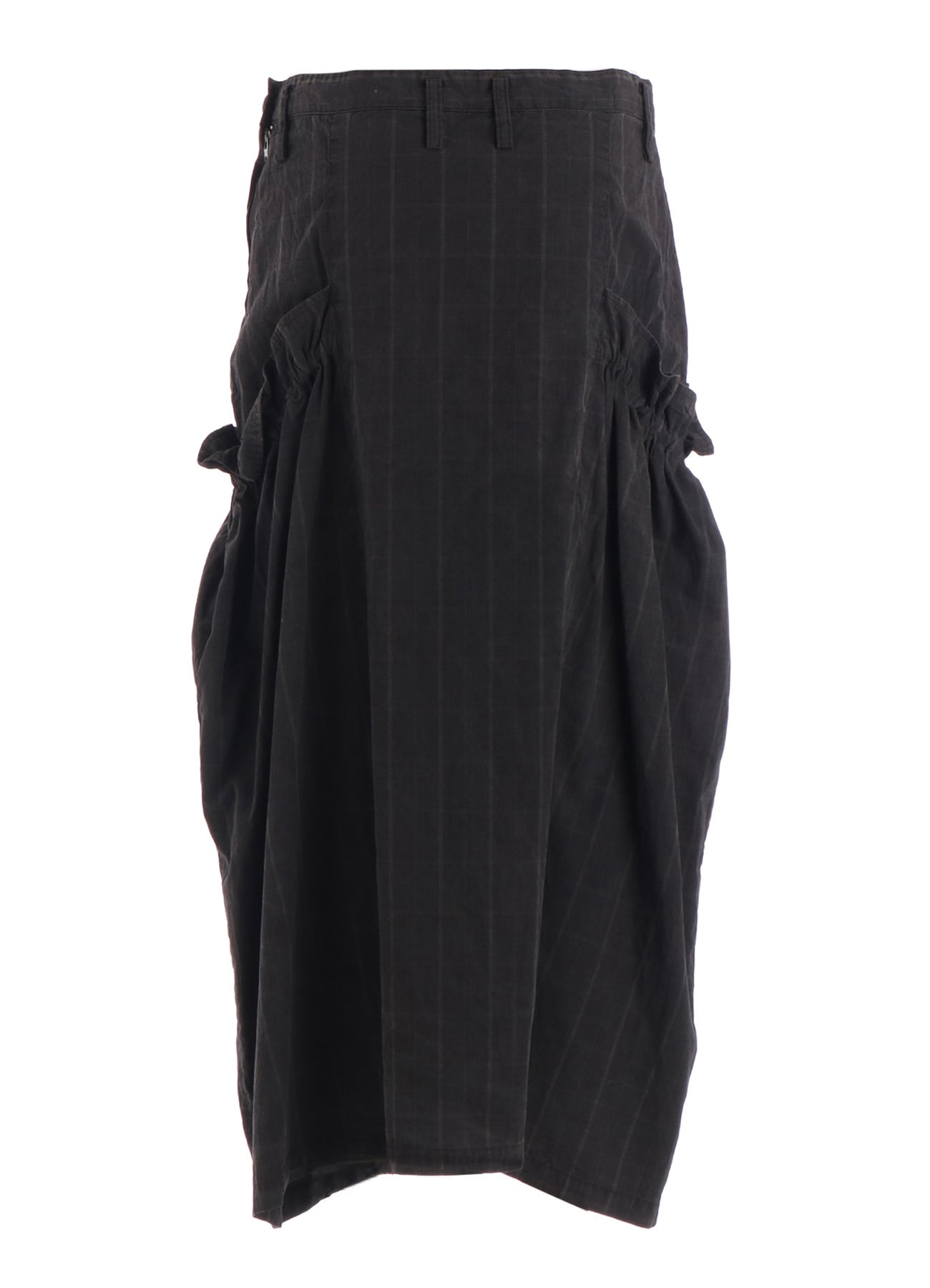 COTTON PLAID GATHER CLOTH S