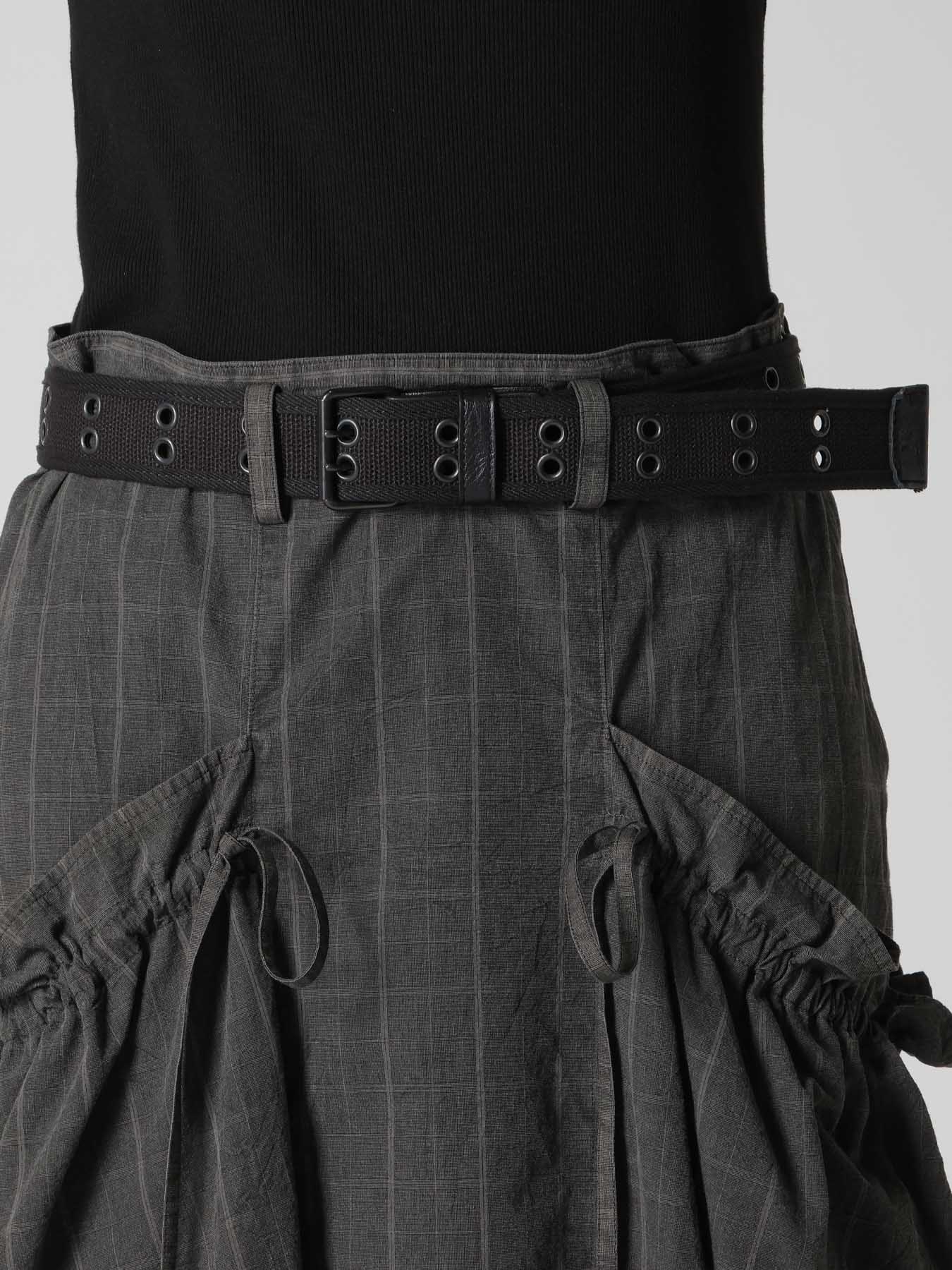 COTTON PLAID GATHER CLOTH S