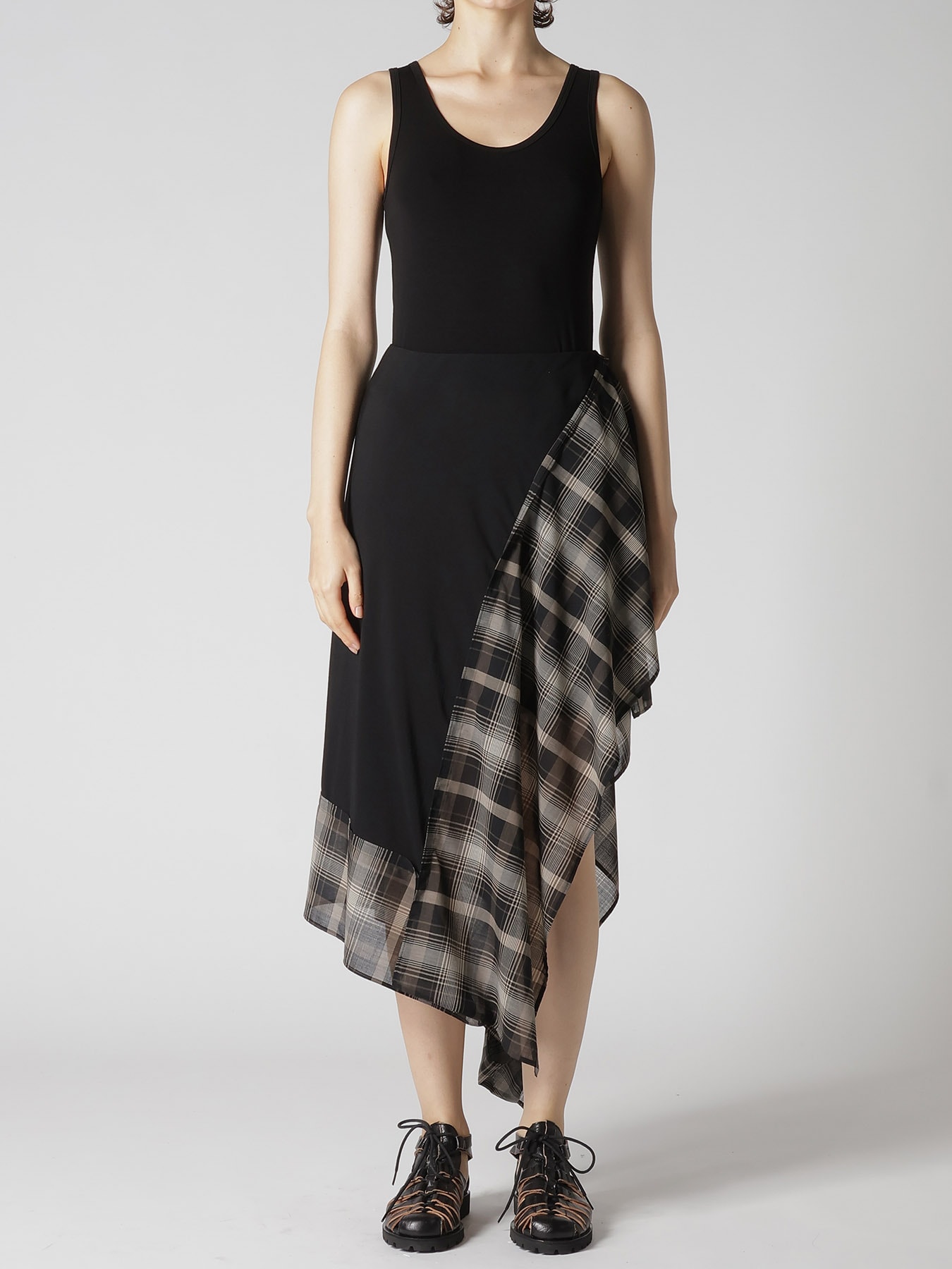LAYERED COMBINATION SKIRT