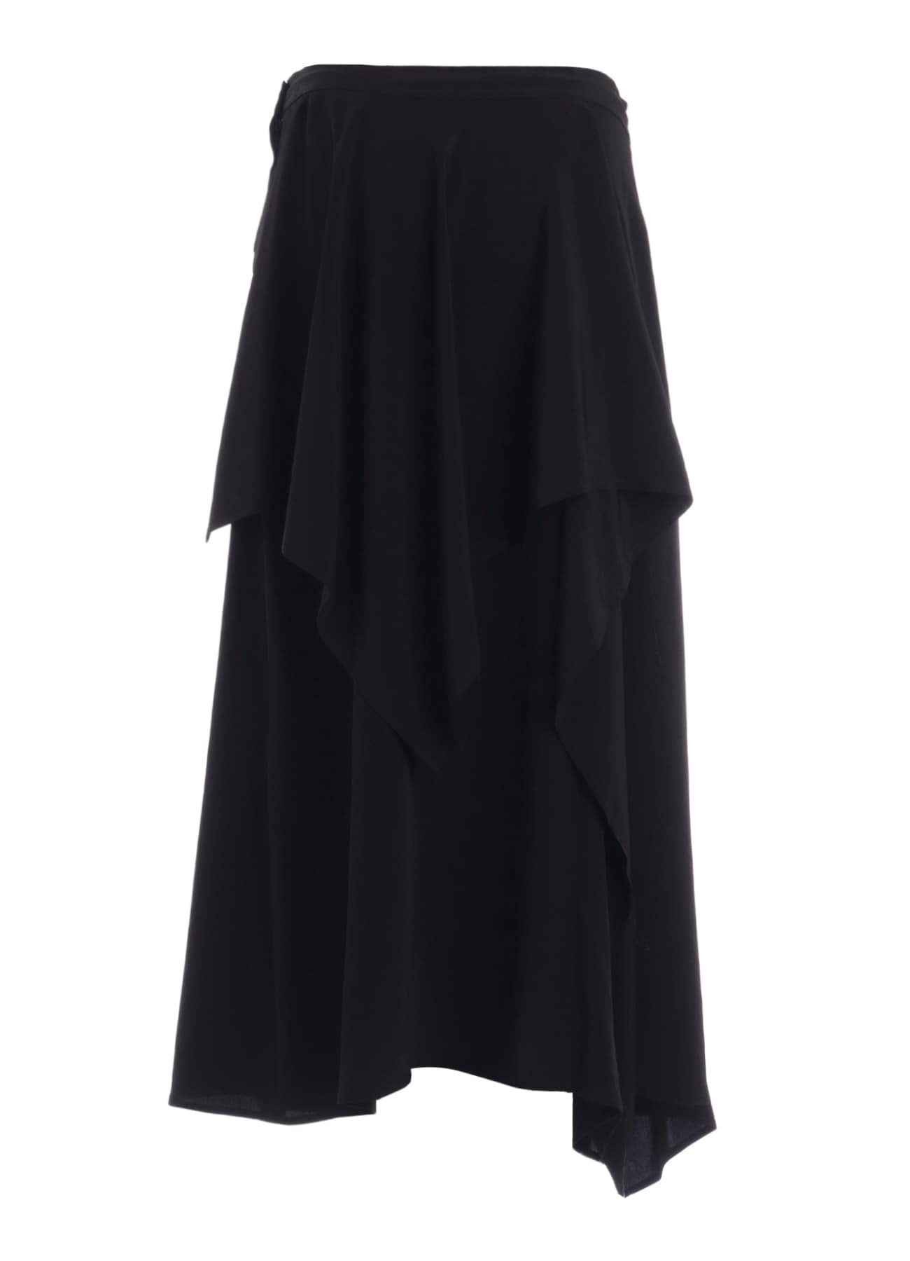 TA/PE CREPE DE CHINE DRAPE SKIRT