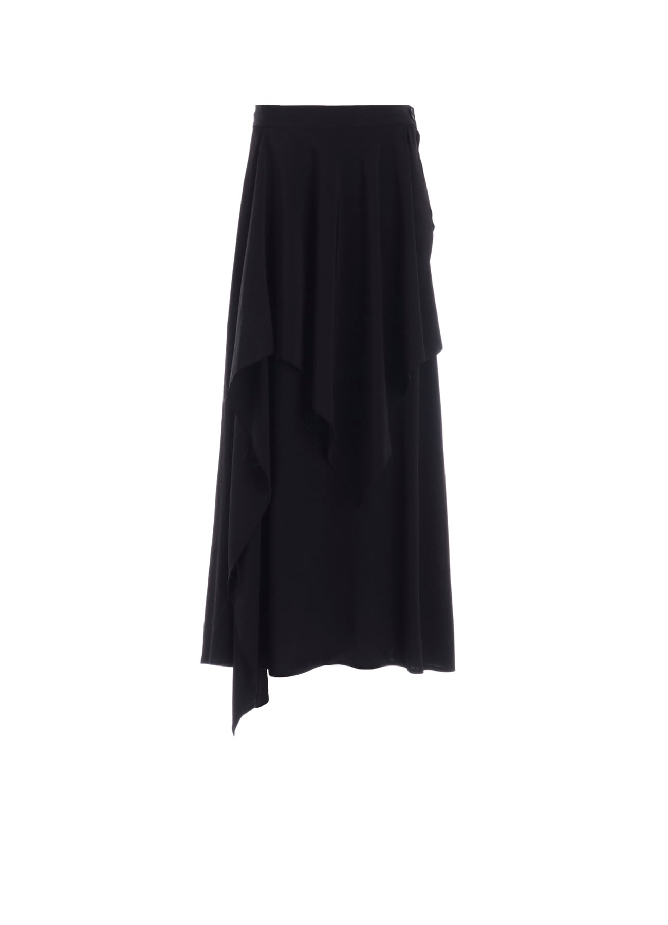 TA/PE CREPE DE CHINE DRAPE SKIRT