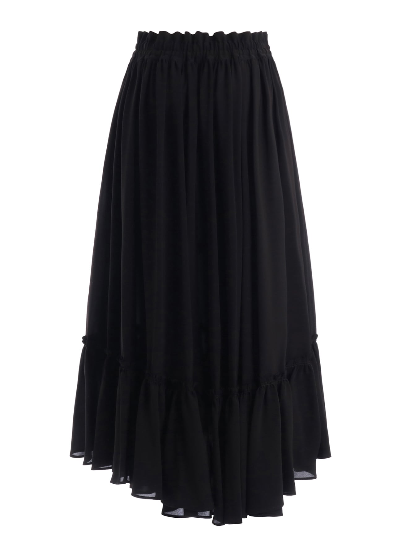TA/PE GEORGETTE TIERED GATHERED SKIRT