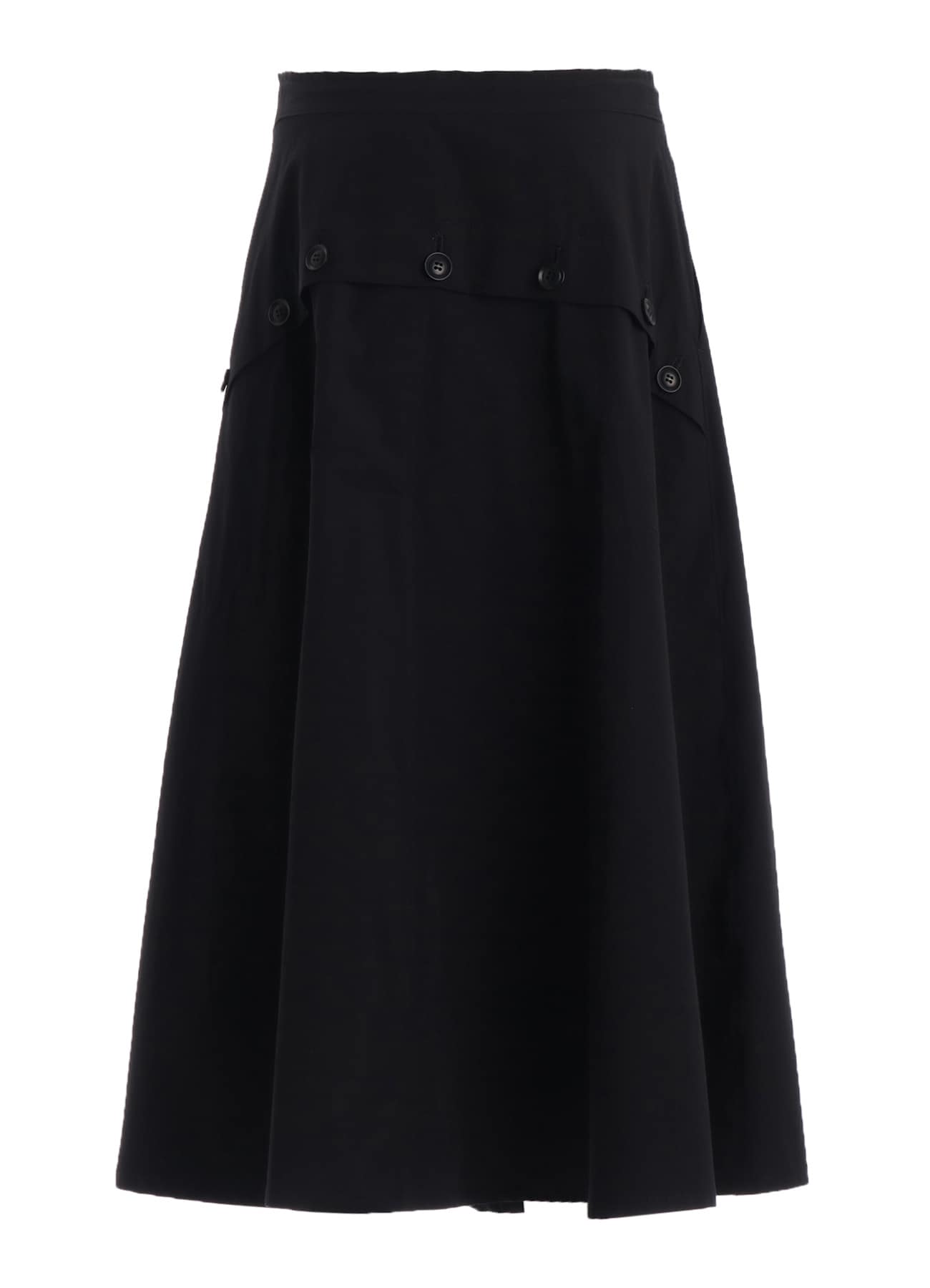 COTTON BROAD POCKET FLARE SKIRT