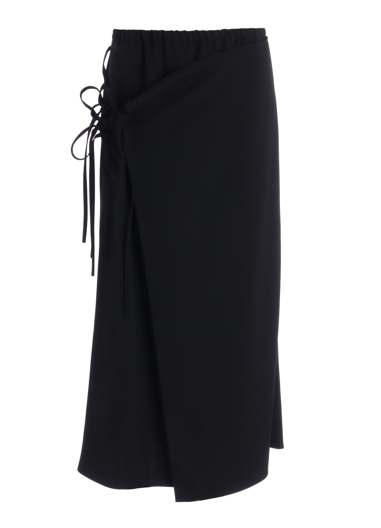WOOL GABARDINE WRAP SKIRT