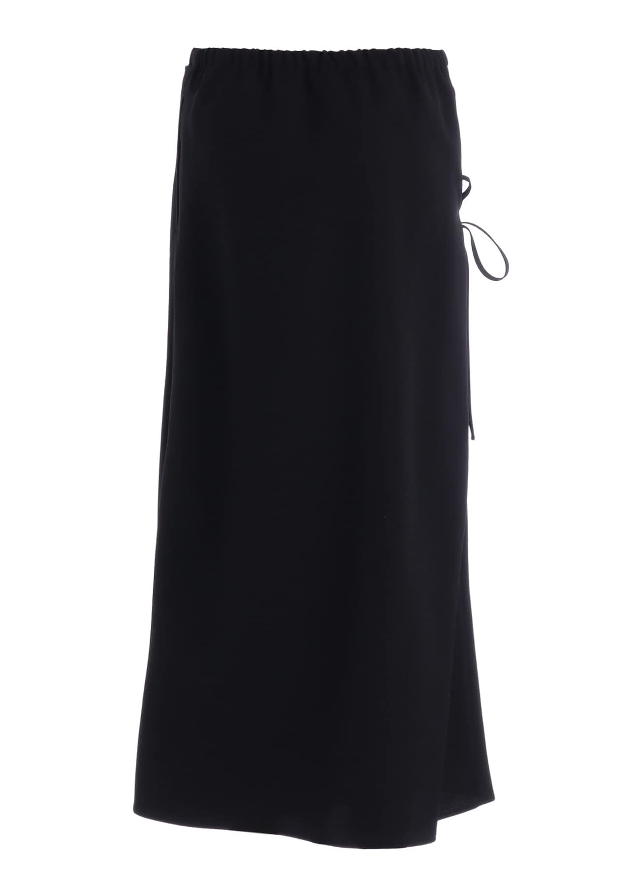 WOOL GABARDINE WRAP SKIRT