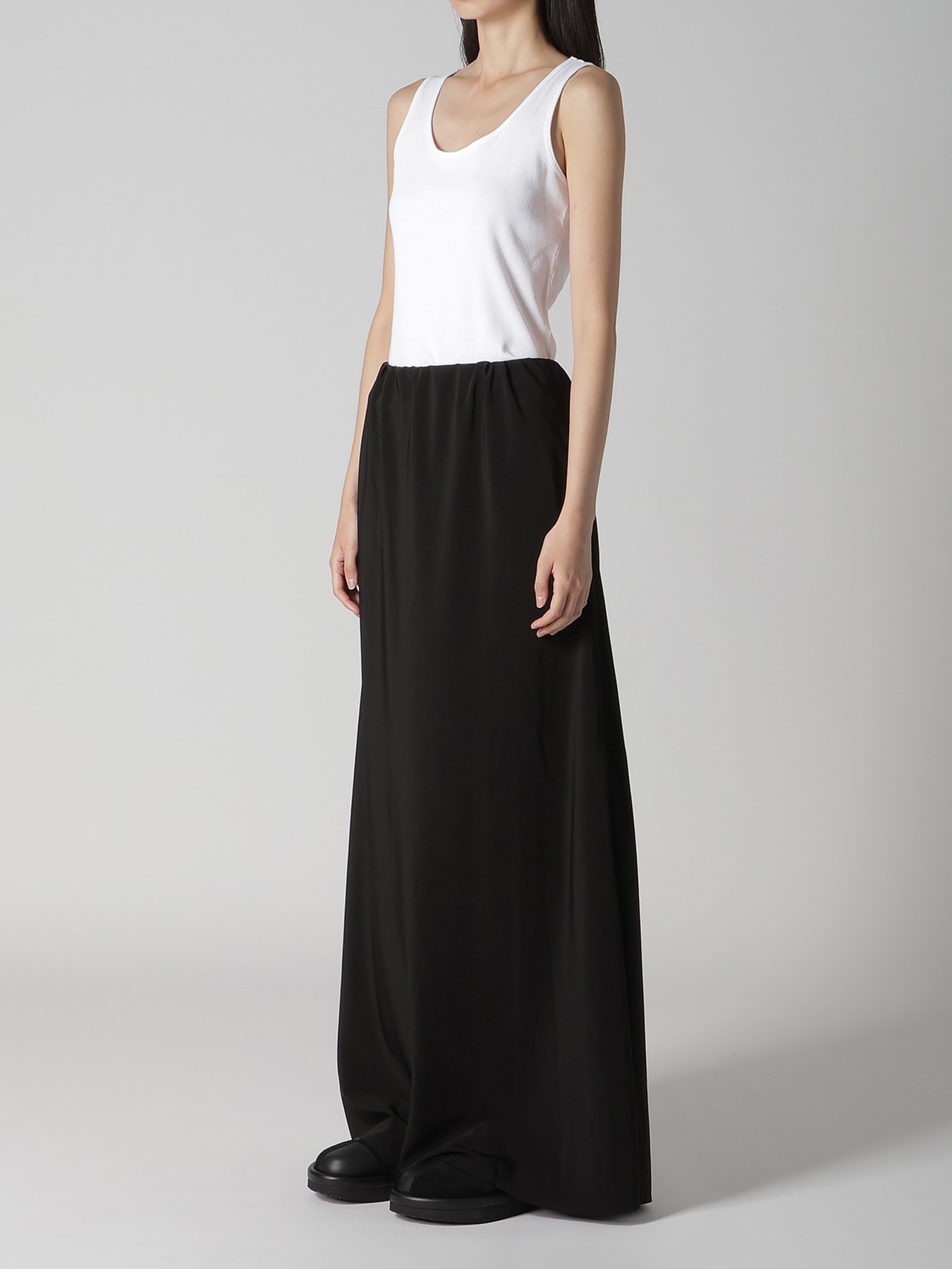 TA/PE SUPER VIYON TUSSER LONG SKIRT