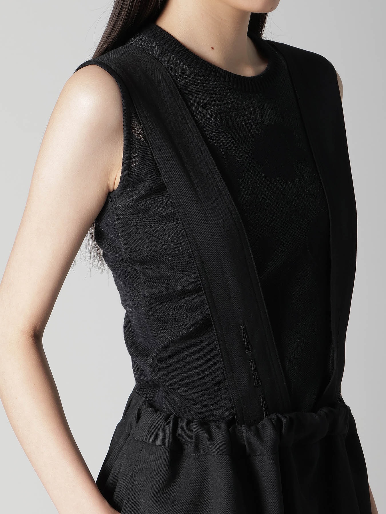 WOOL GABARDINE BALLLON SKIRT