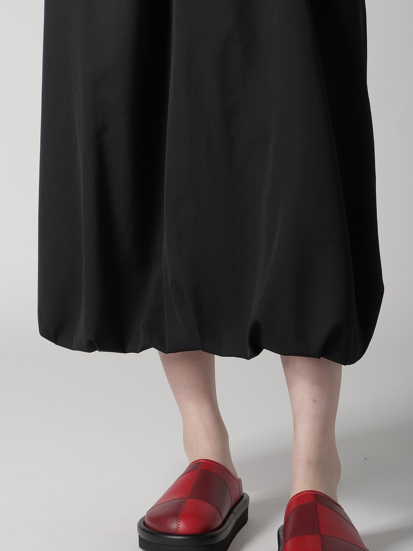 WOOL GABARDINE BALLLON SKIRT