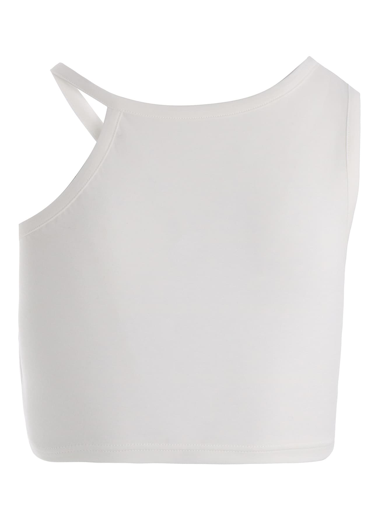 Y" EMBROIDERY CROPPED TEE