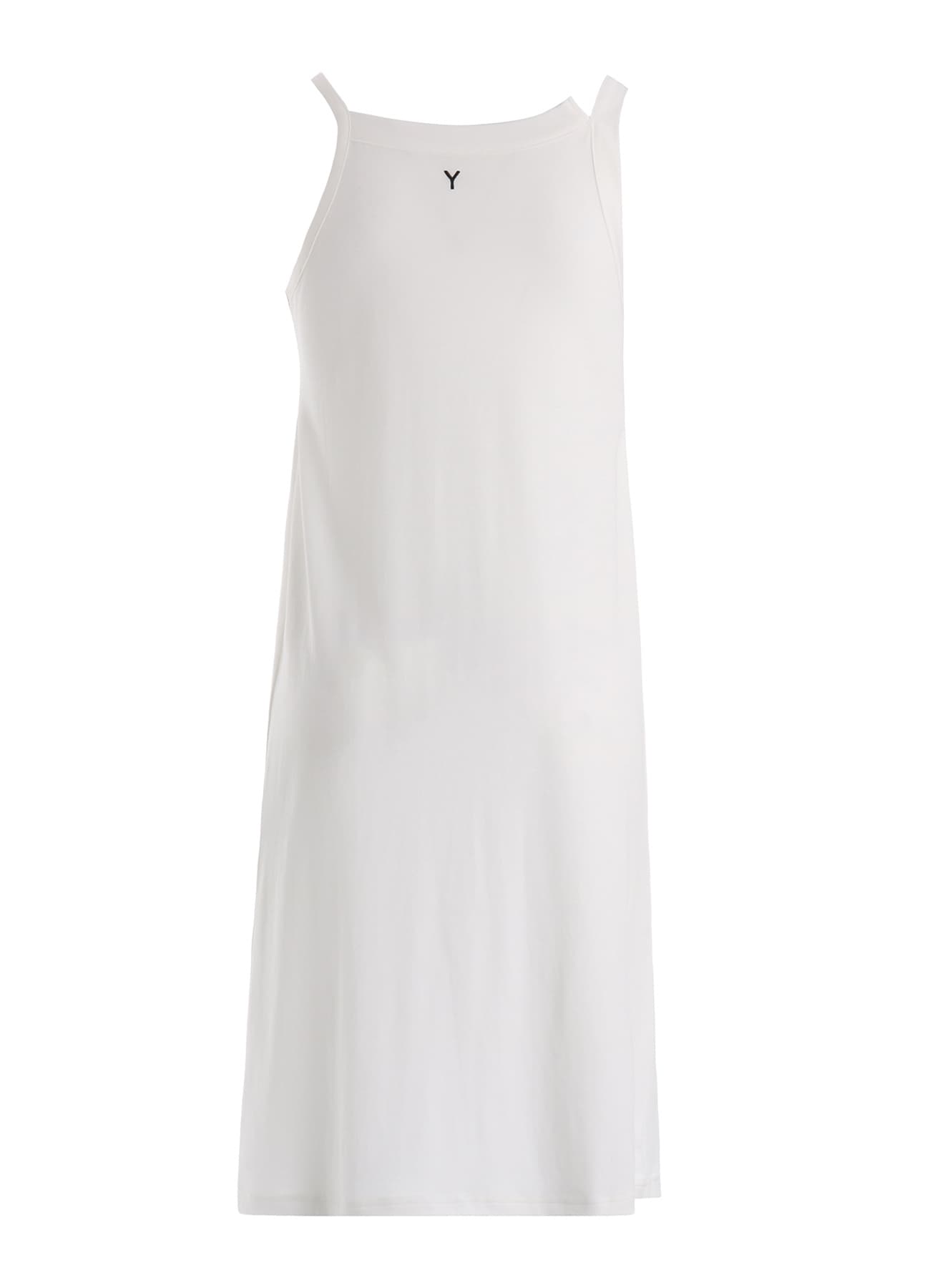 Y" EMBROIDERY SLEEVELESS LONG TEE
