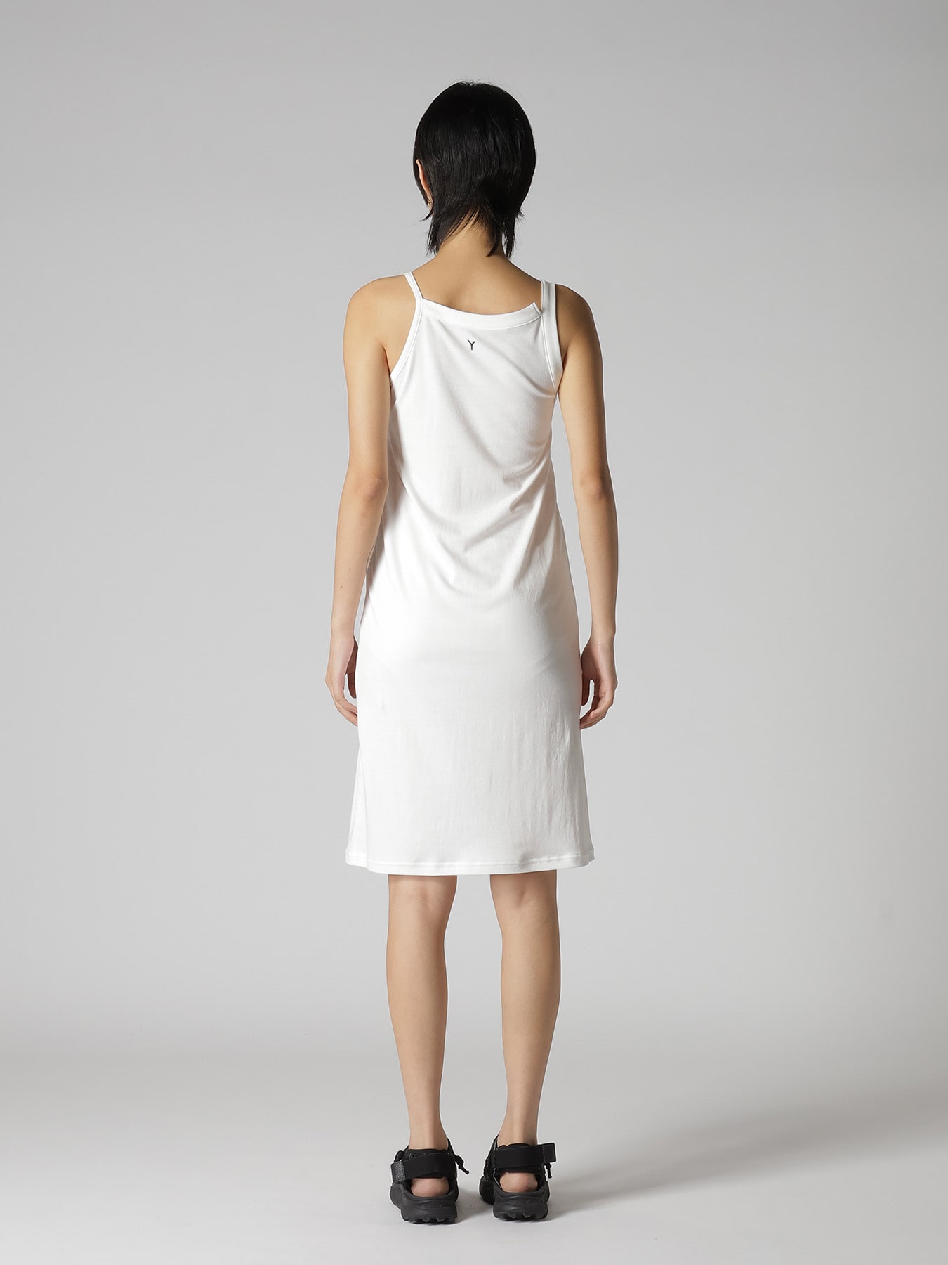 Y" EMBROIDERY SLEEVELESS LONG TEE