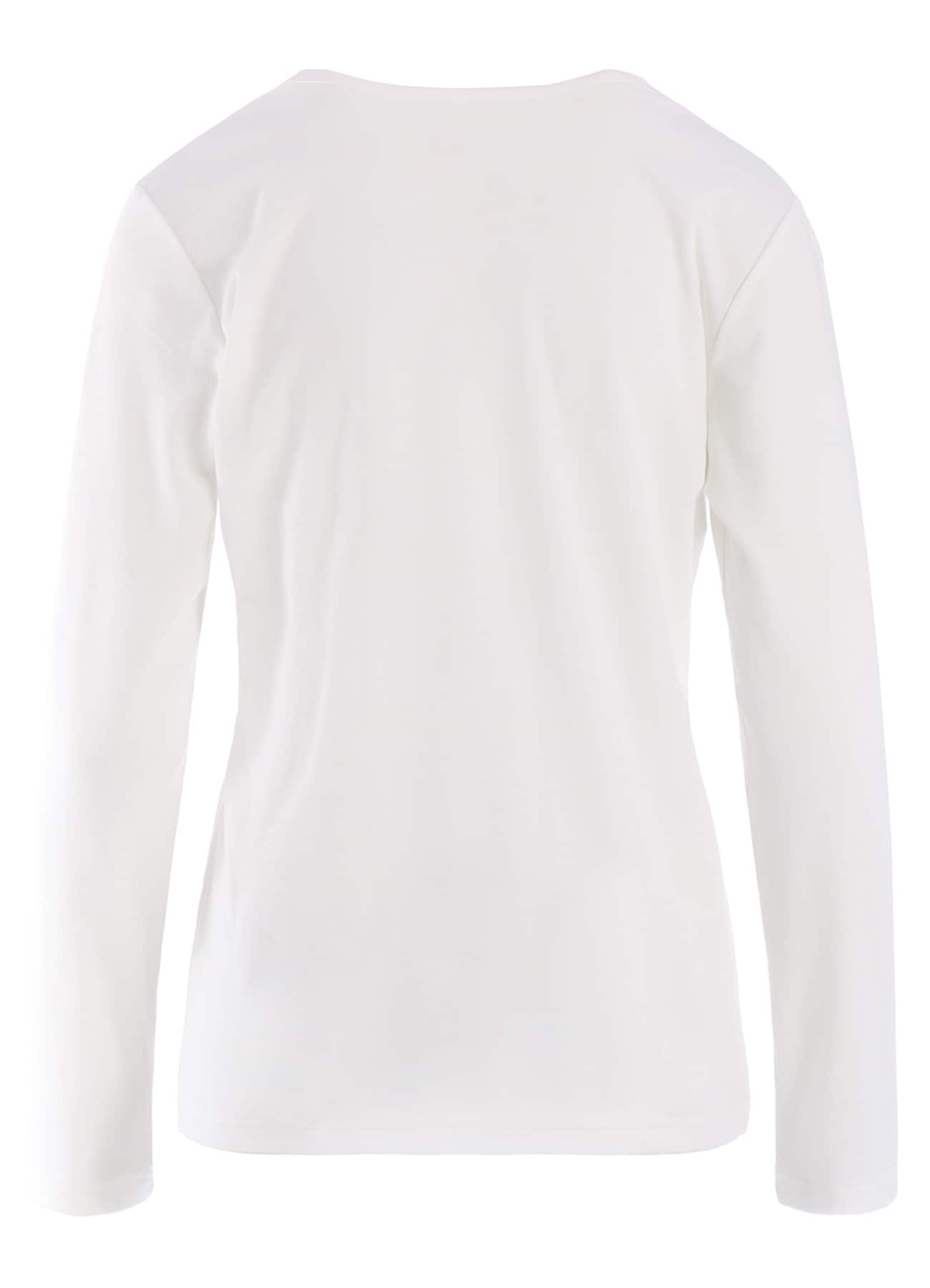 "Y" EMBROIDERY ROUND NECK LONSLEEVE TEE