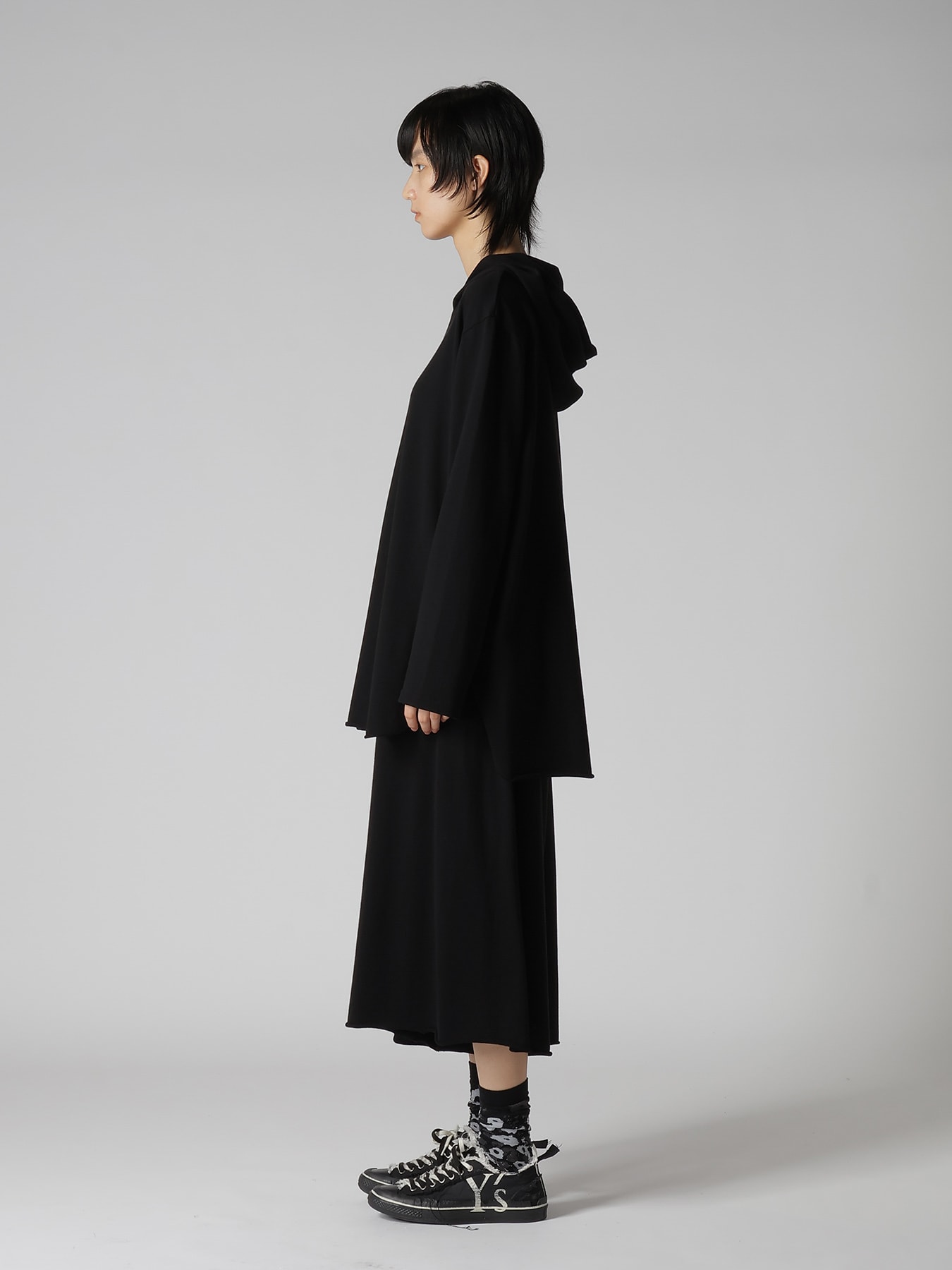 SOFT FRENCHTERRY HOODED LONG SLEEVE TEE