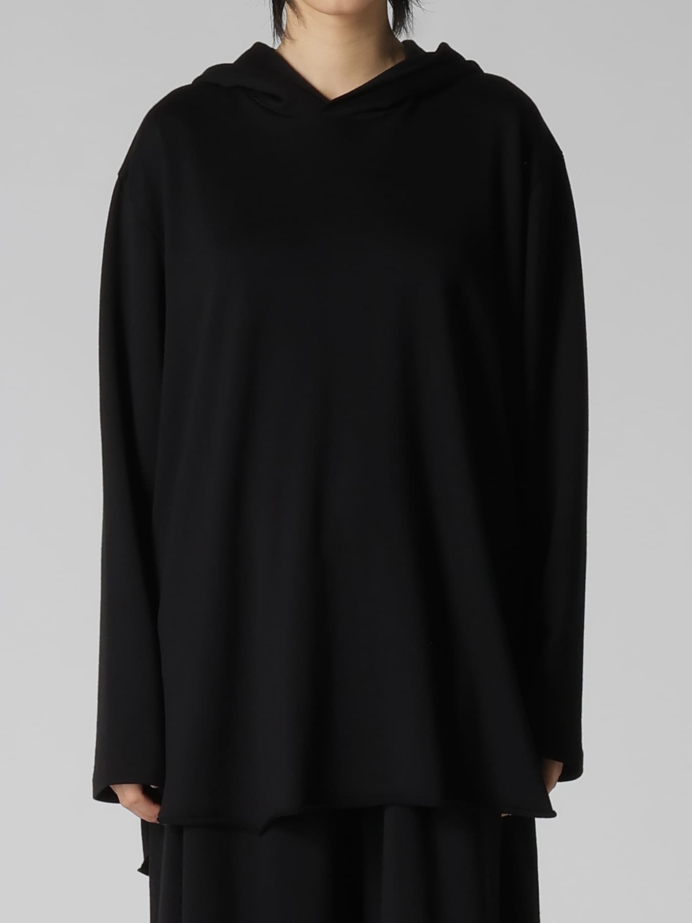 SOFT FRENCHTERRY HOODED LONG SLEEVE TEE