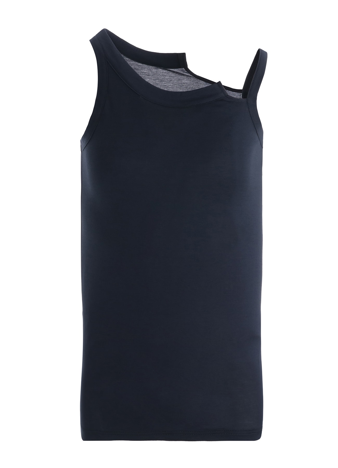 COTTON JERSEY BACKLESS TANKTOP