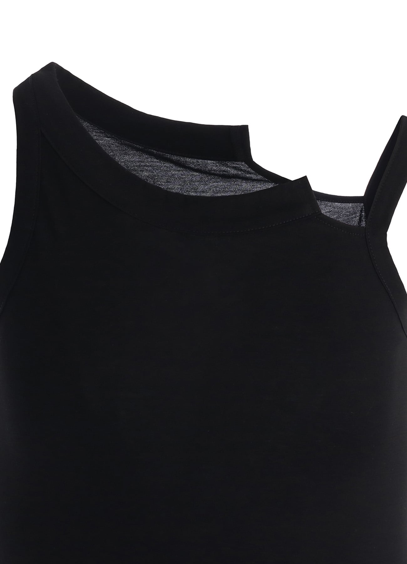 COTTON JERSEY BACKLESS TANKTOP