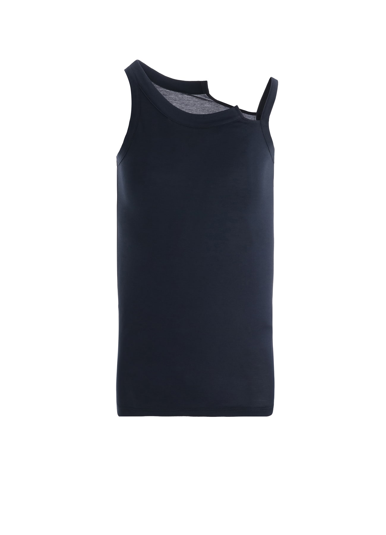 COTTON JERSEY BACKLESS TANKTOP