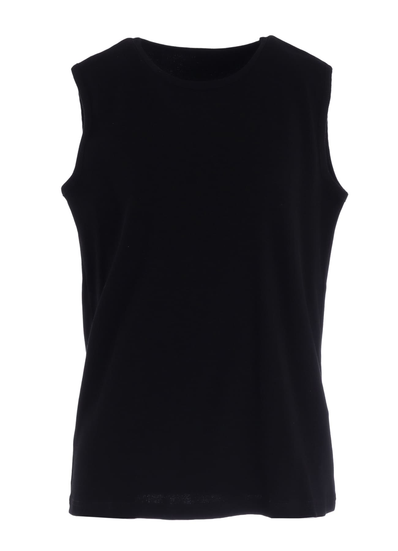COTTON RIB OVERSIZED SLEEVELESS TEE