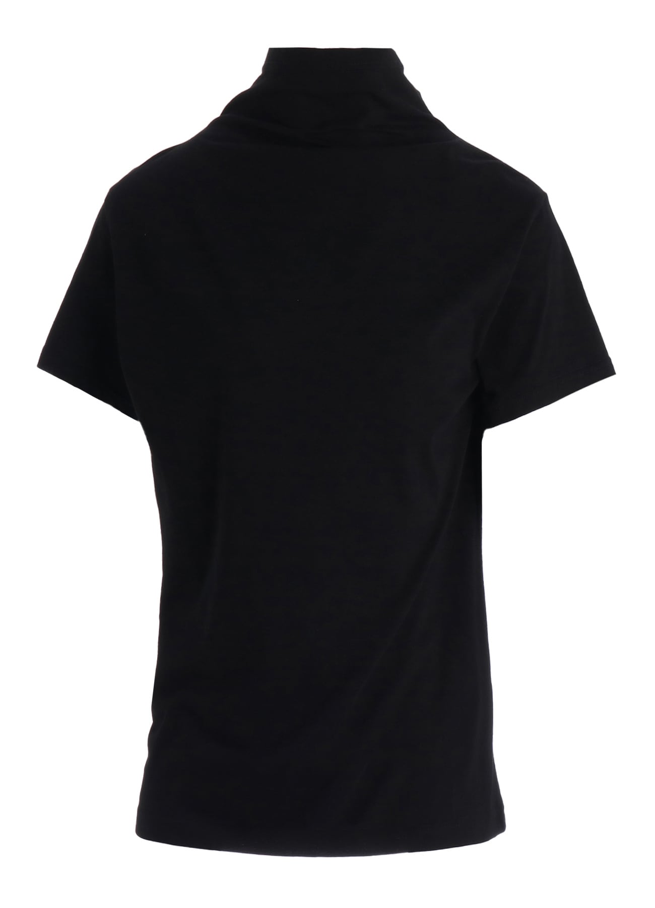 COTTON JERSEY OFFNECK SHORT SLEEVE TEE