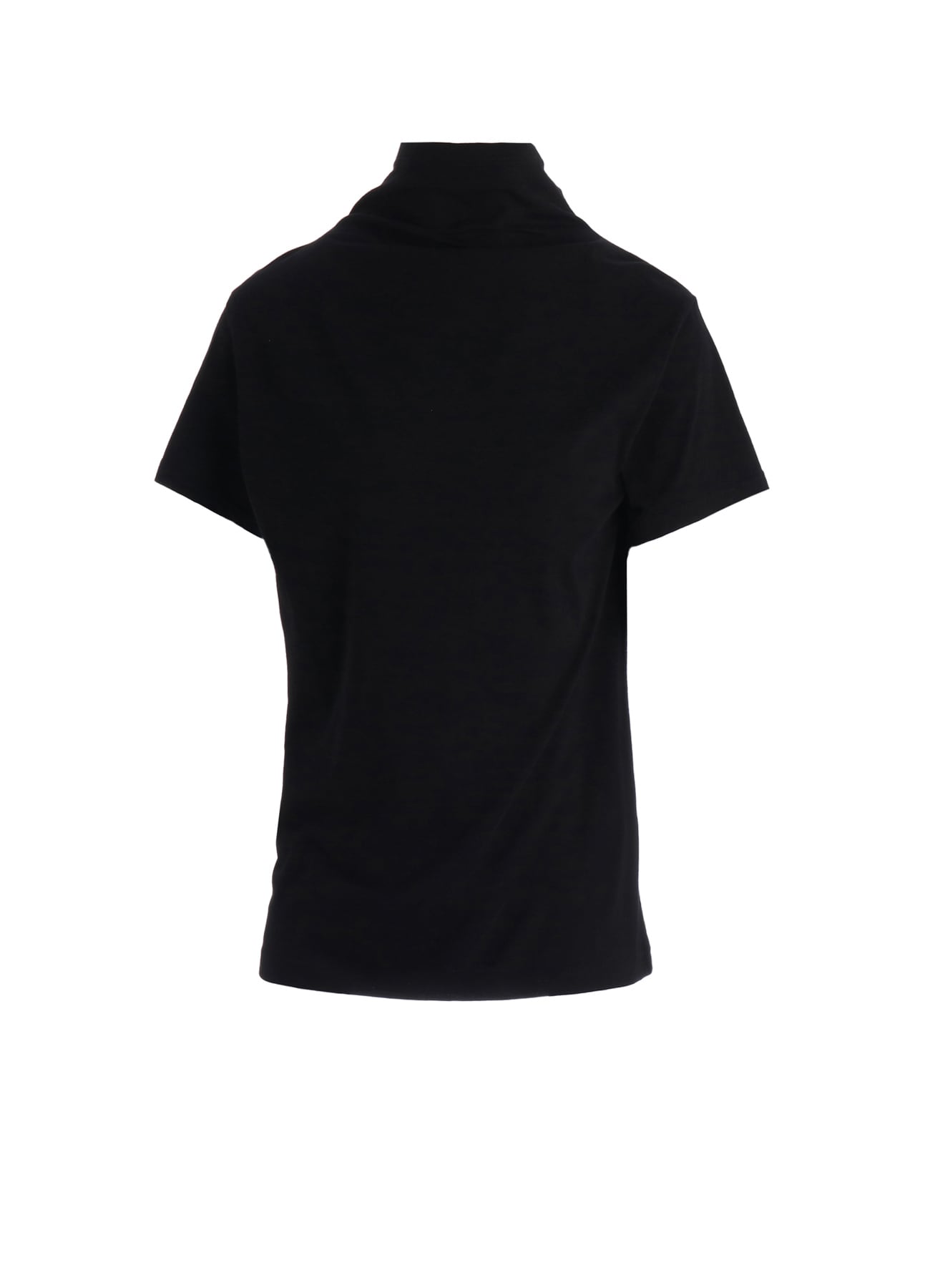 COTTON JERSEY OFFNECK SHORT SLEEVE TEE