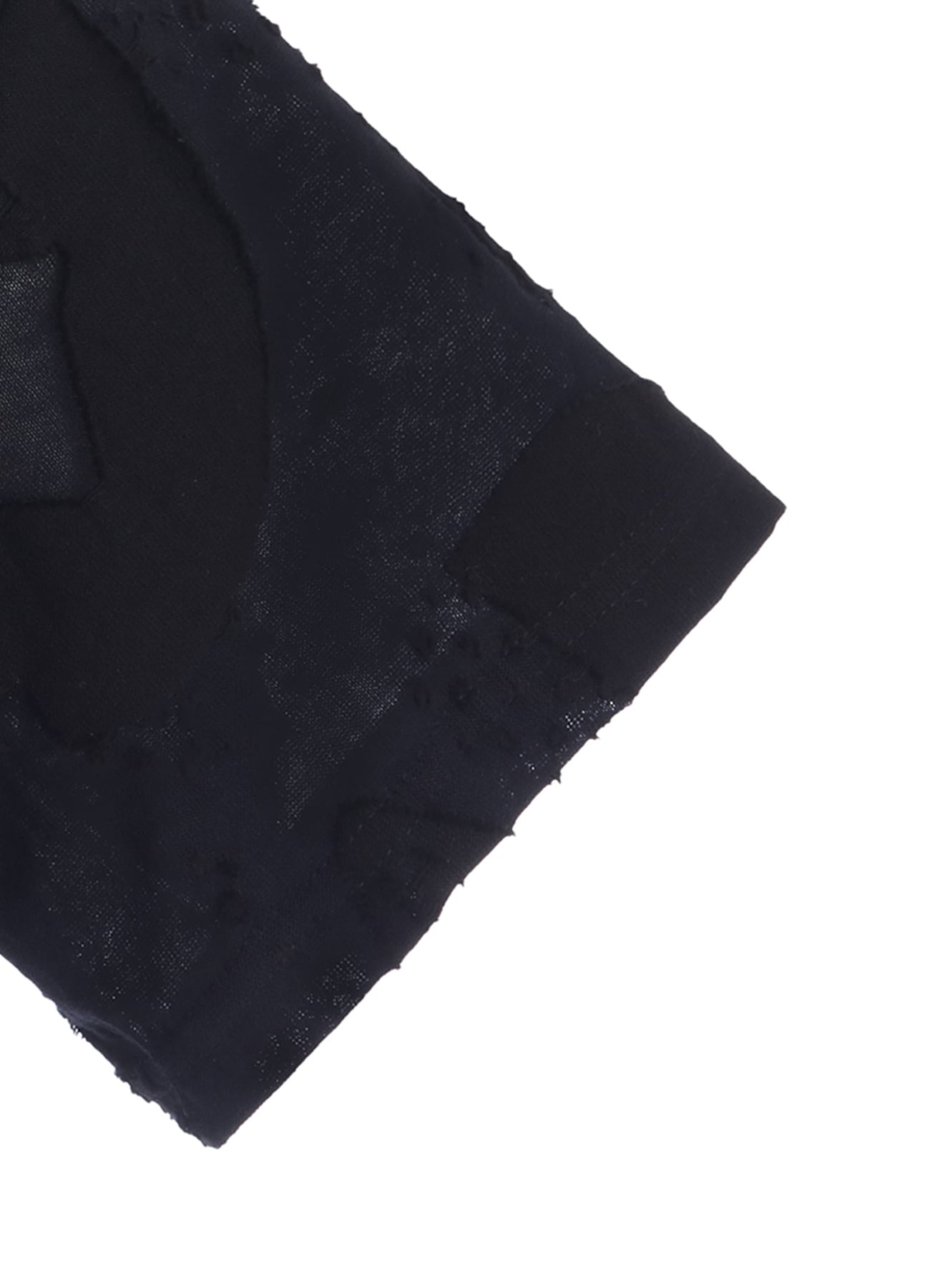 CRUSH JACQUARD OFFNECK SHORT SLEEVE TEE