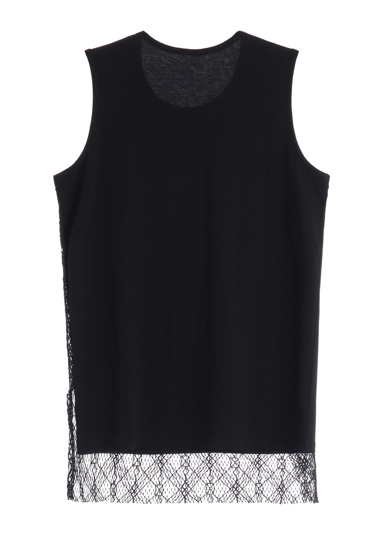 LACE COMBINATION SLEEVELESS TEE