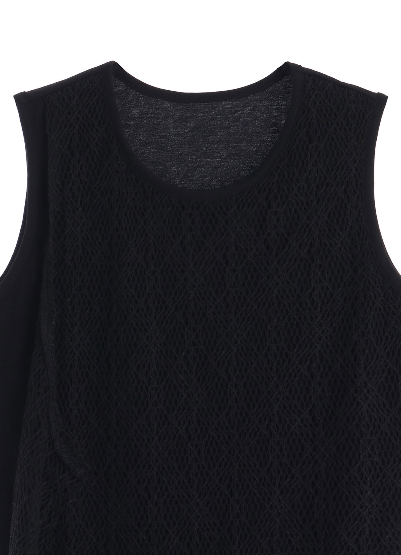 LACE COMBINATION SLEEVELESS TEE