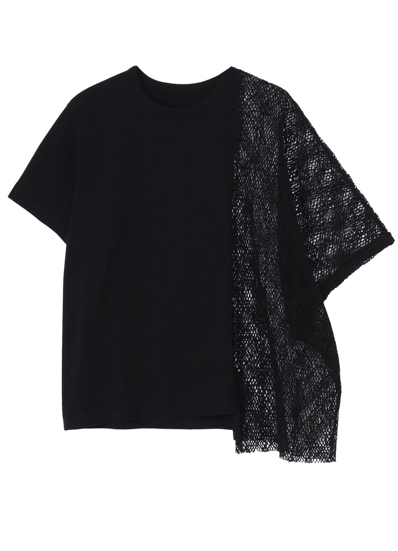 LACE COMBINATION HALF SLEEVE TEE