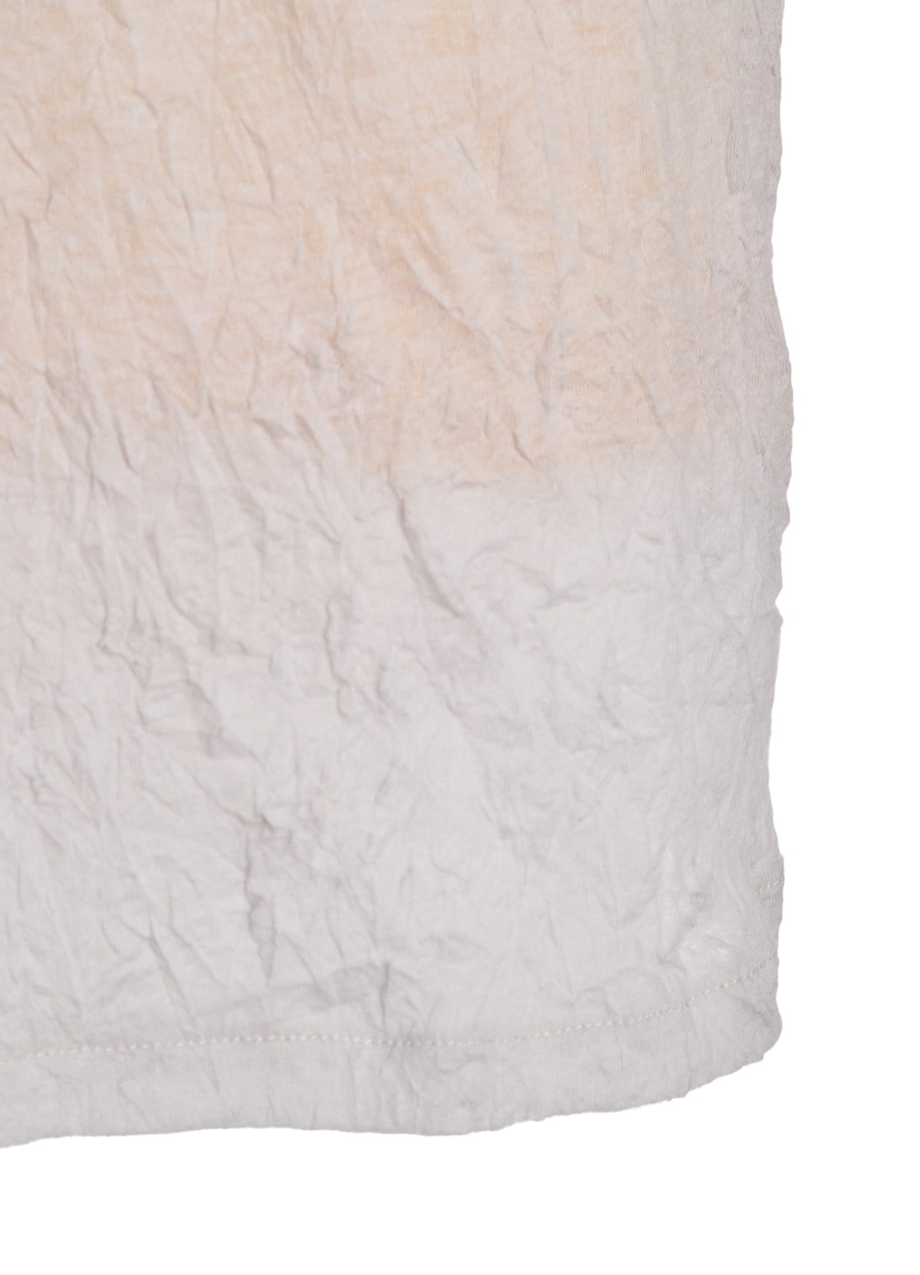 COTTON JERSEY DOUBLED SLEEVELESS TEE