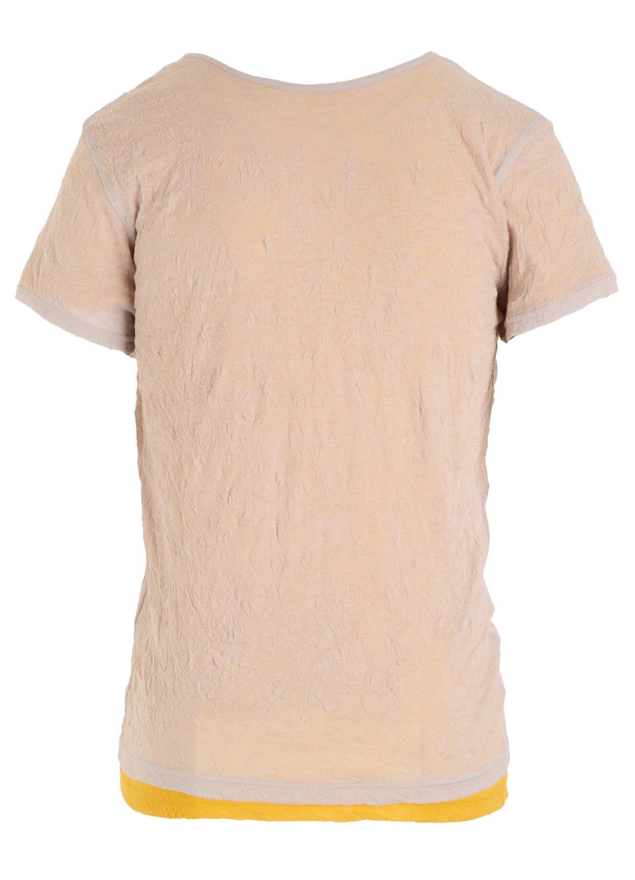 COTTON JERSEY DOUBLED SHORT SLEEVE TEE