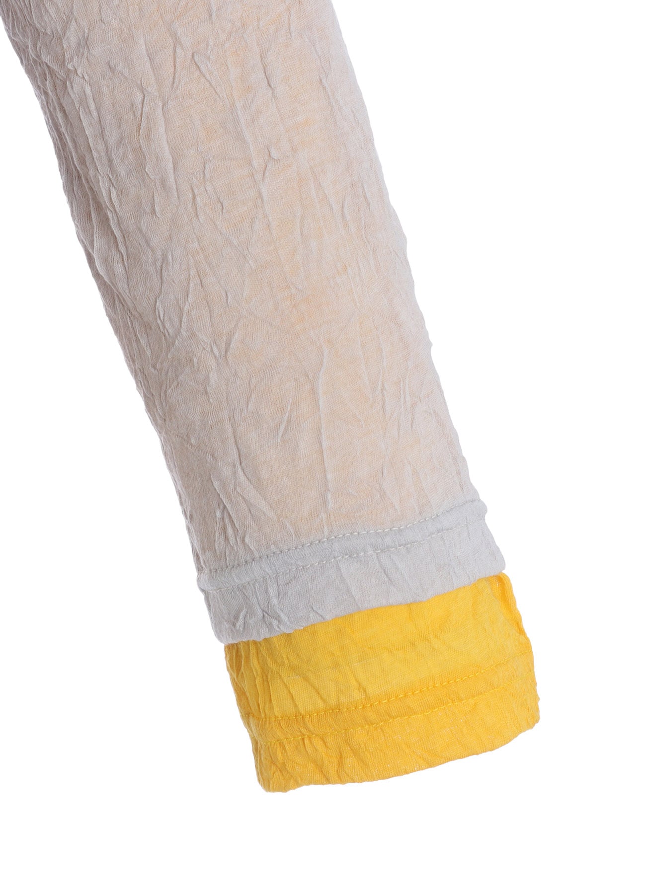 COTTON JERSEY DOUBLE LONG SLEEVE TEE