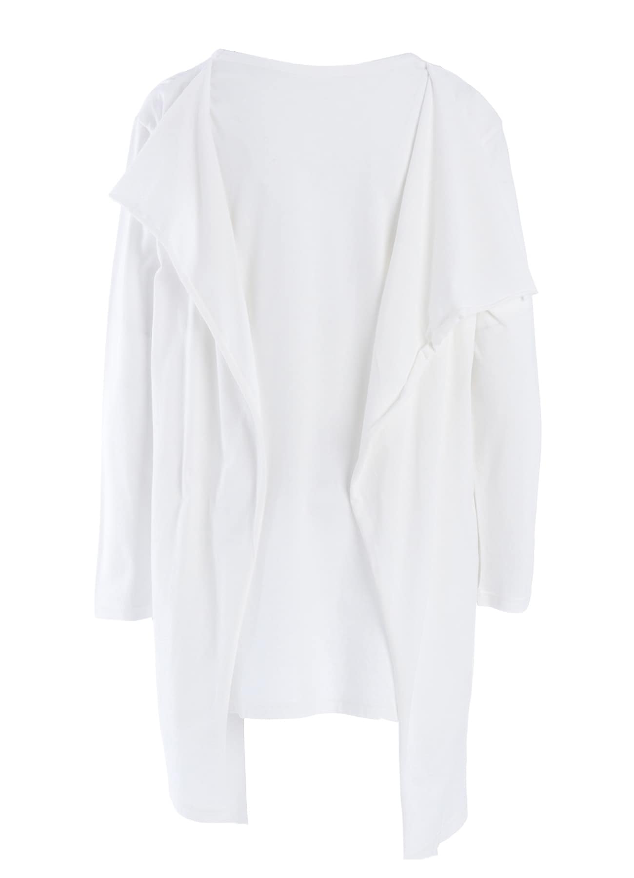 COTTON JERSEY MESSAGE PRINT LONG SLEEVE TEE