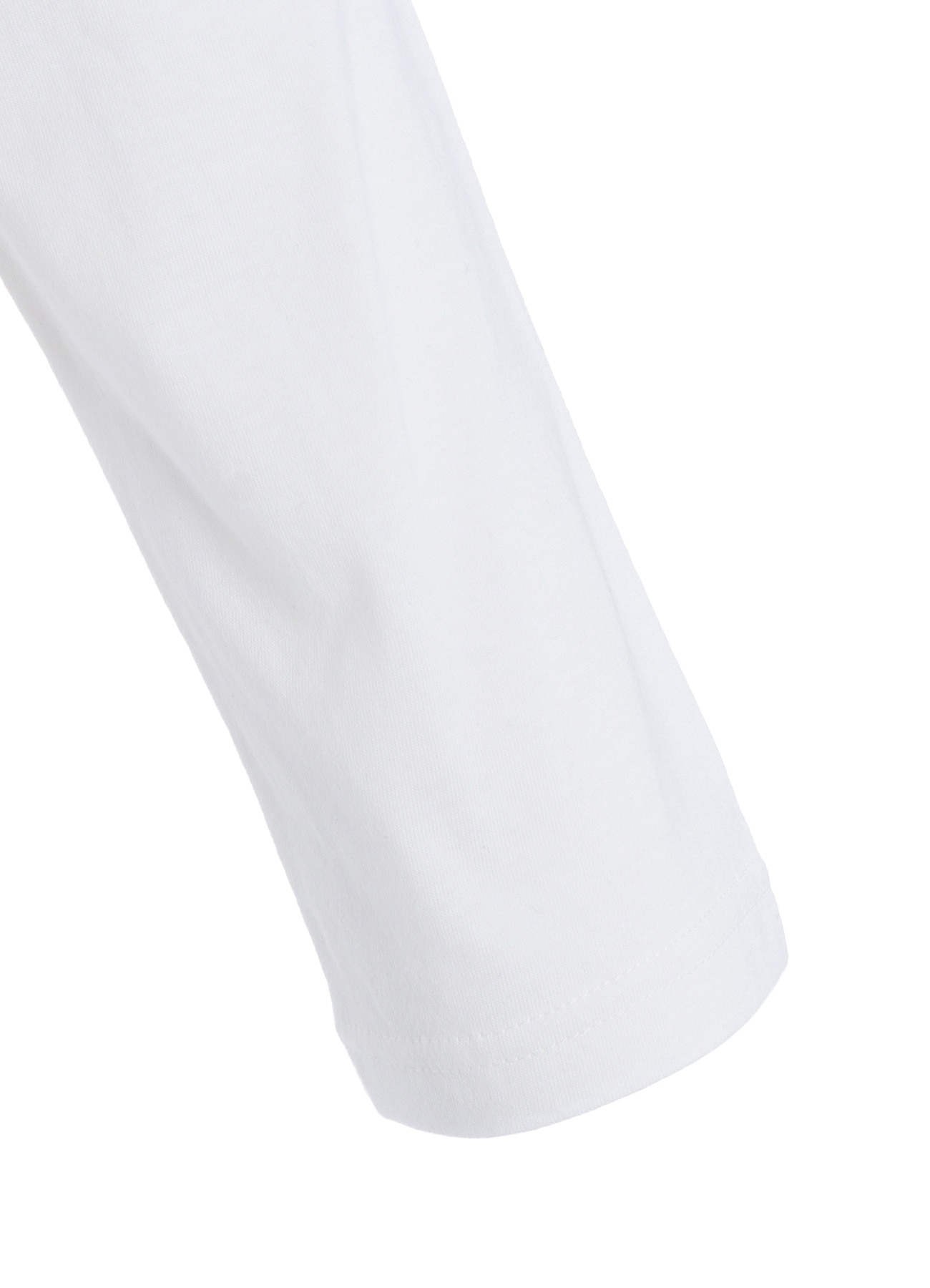 COTTON JERSEY MESSAGE PRINT LONG SLEEVE TEE