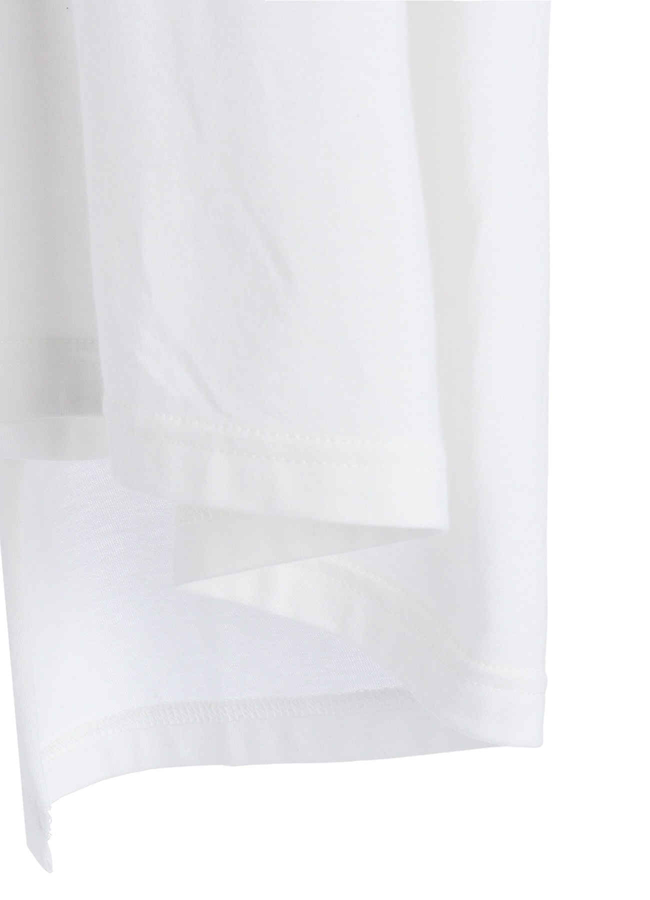 COTTON JERSEY MESSAGE PRINT LONG SLEEVE TEE